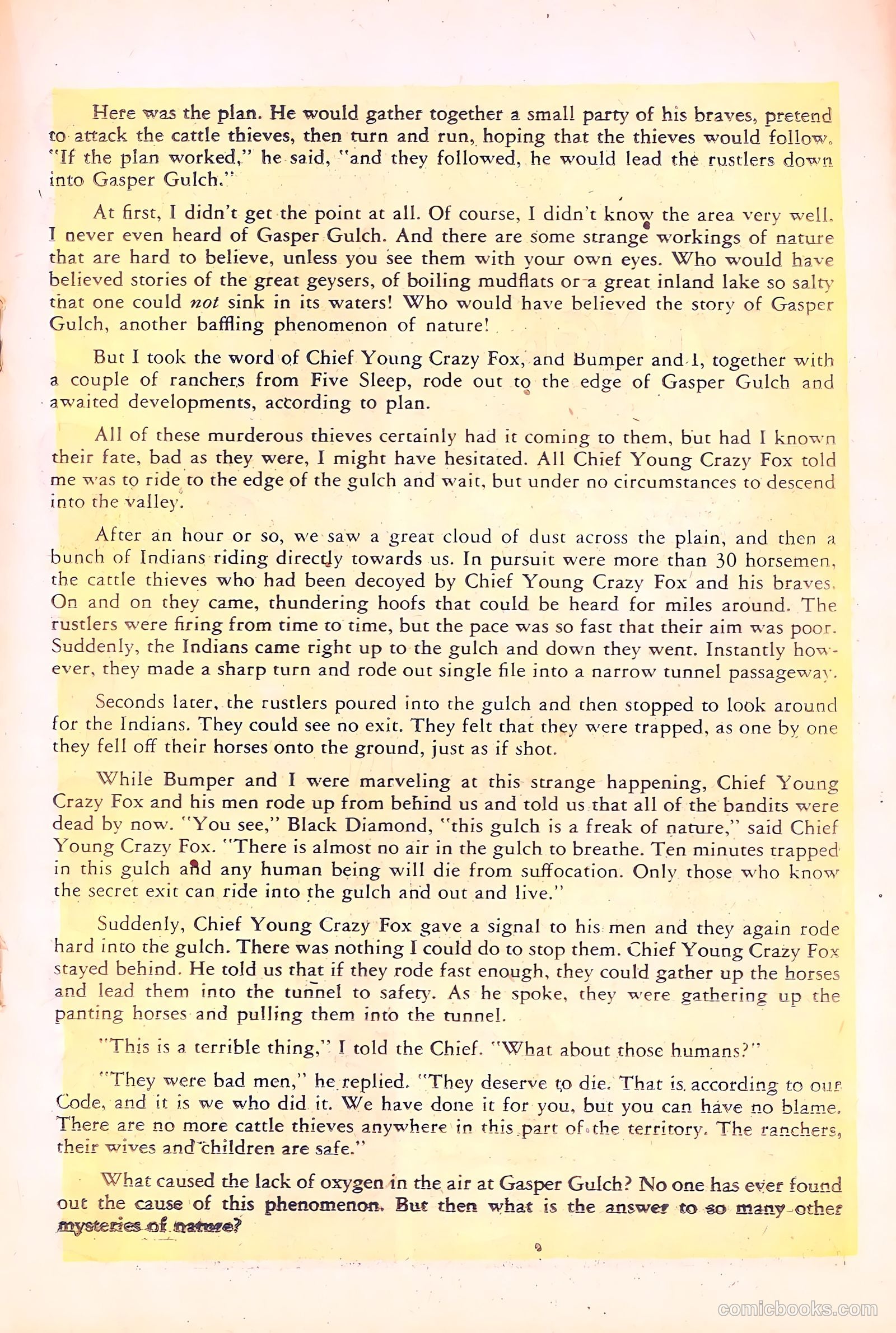 Black Diamond Western #58 (1955) — page 19