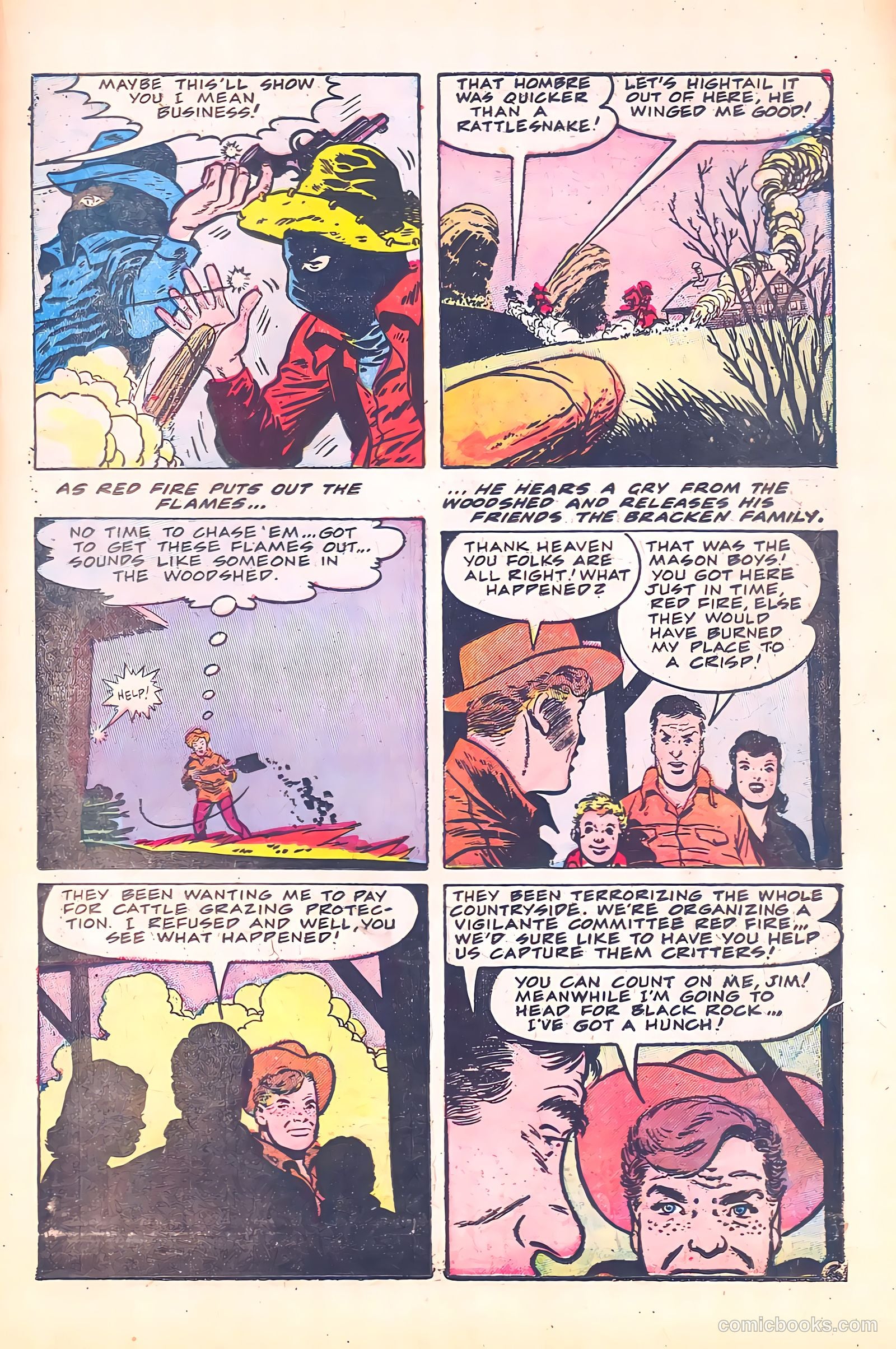 Black Diamond Western #58 (1955) — page 21