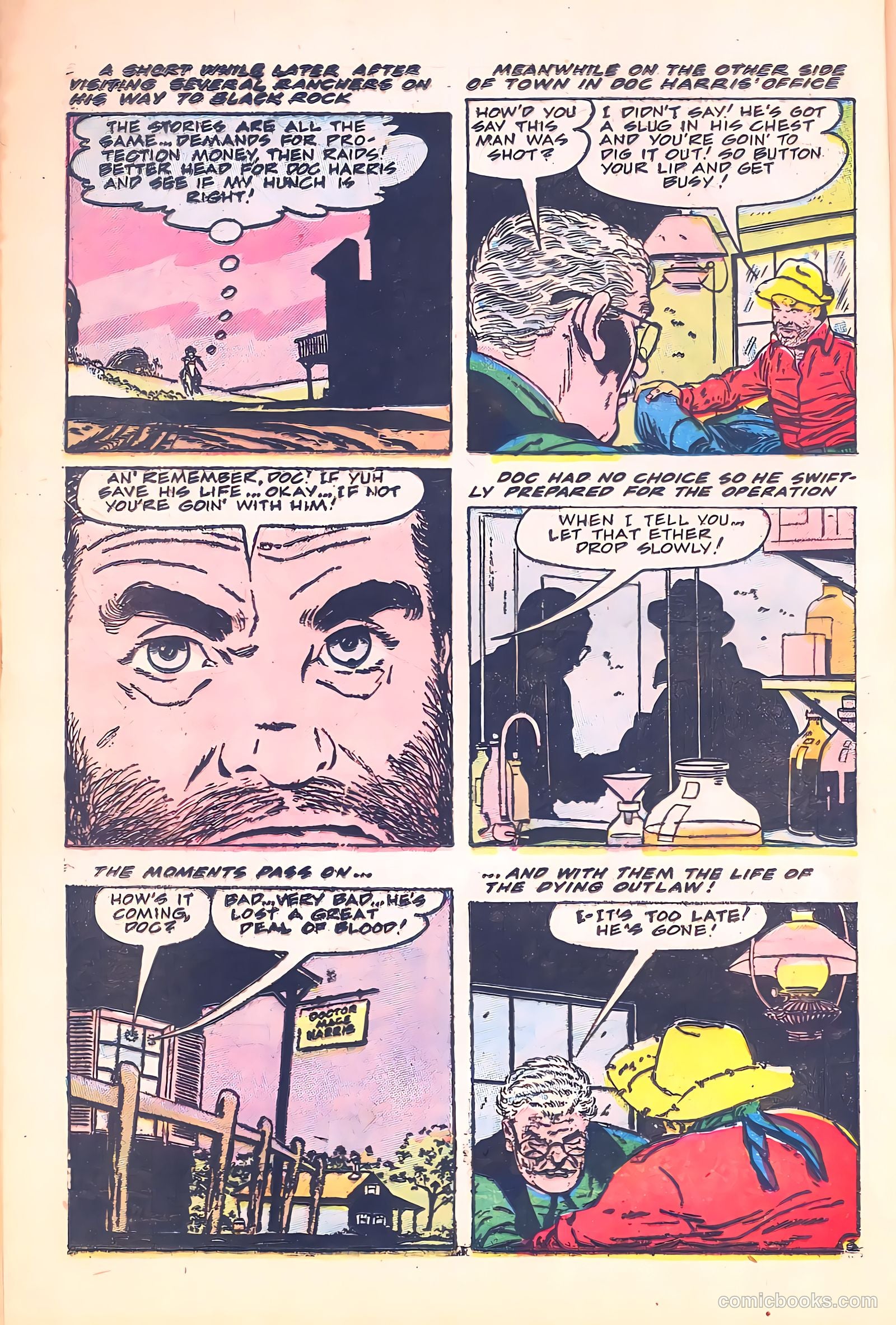 Black Diamond Western #58 (1955) — page 22