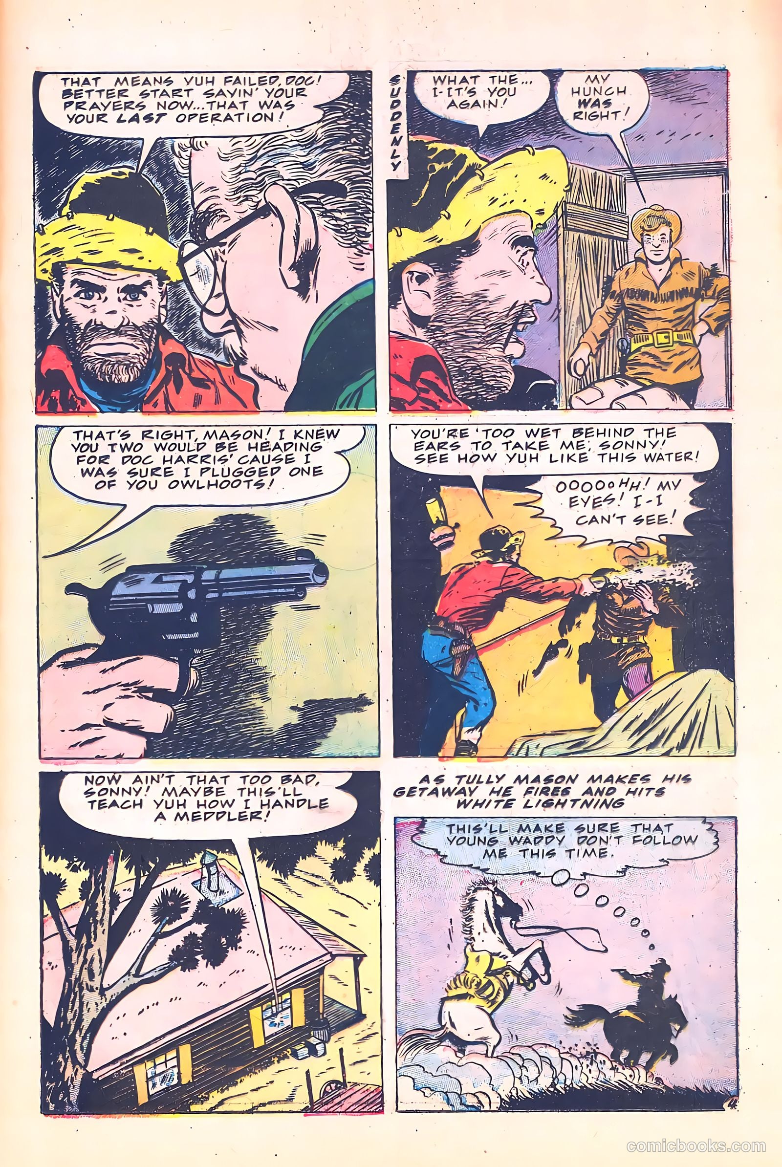 Black Diamond Western #58 (1955) — page 23