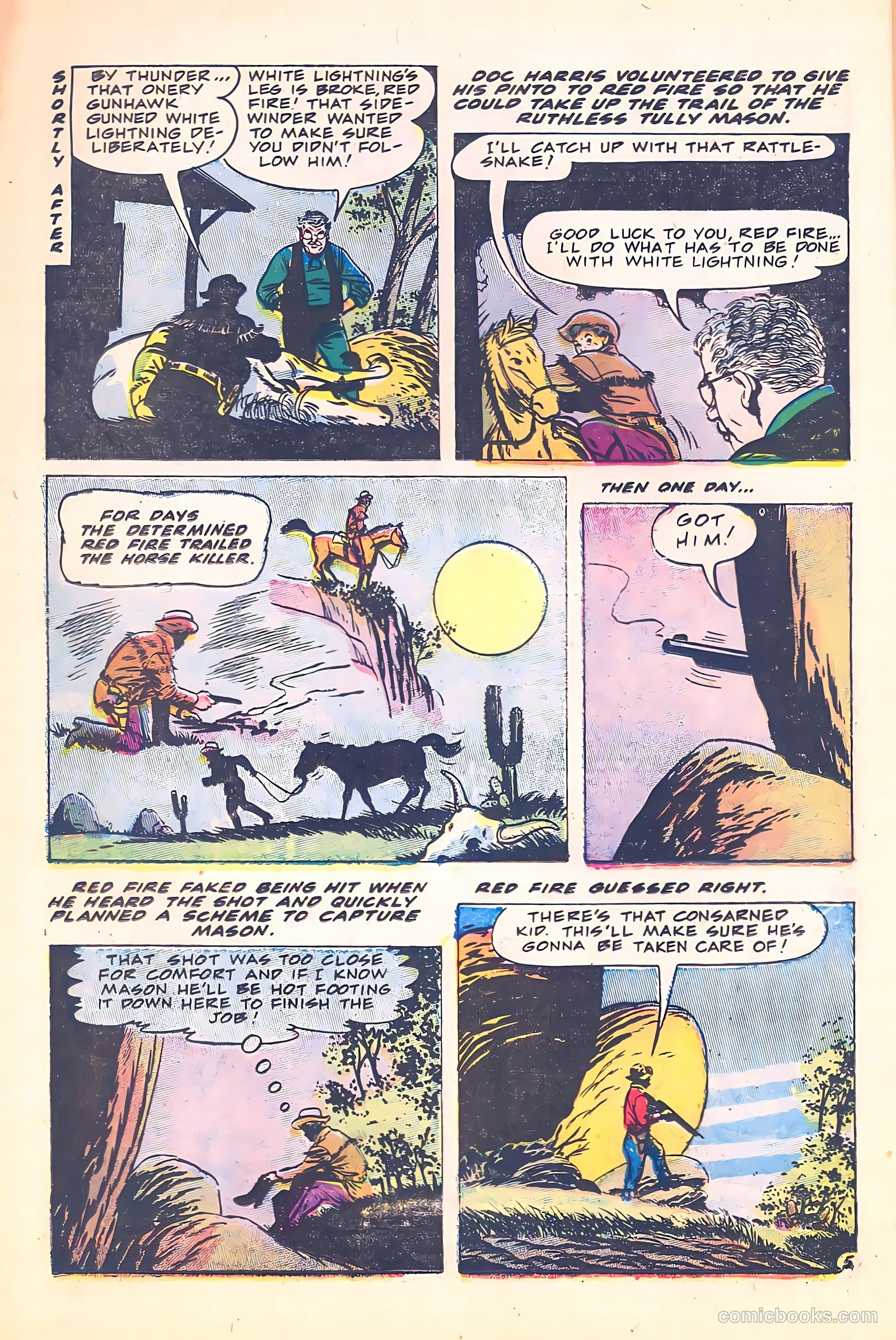 Black Diamond Western #58 (1955) — page 24