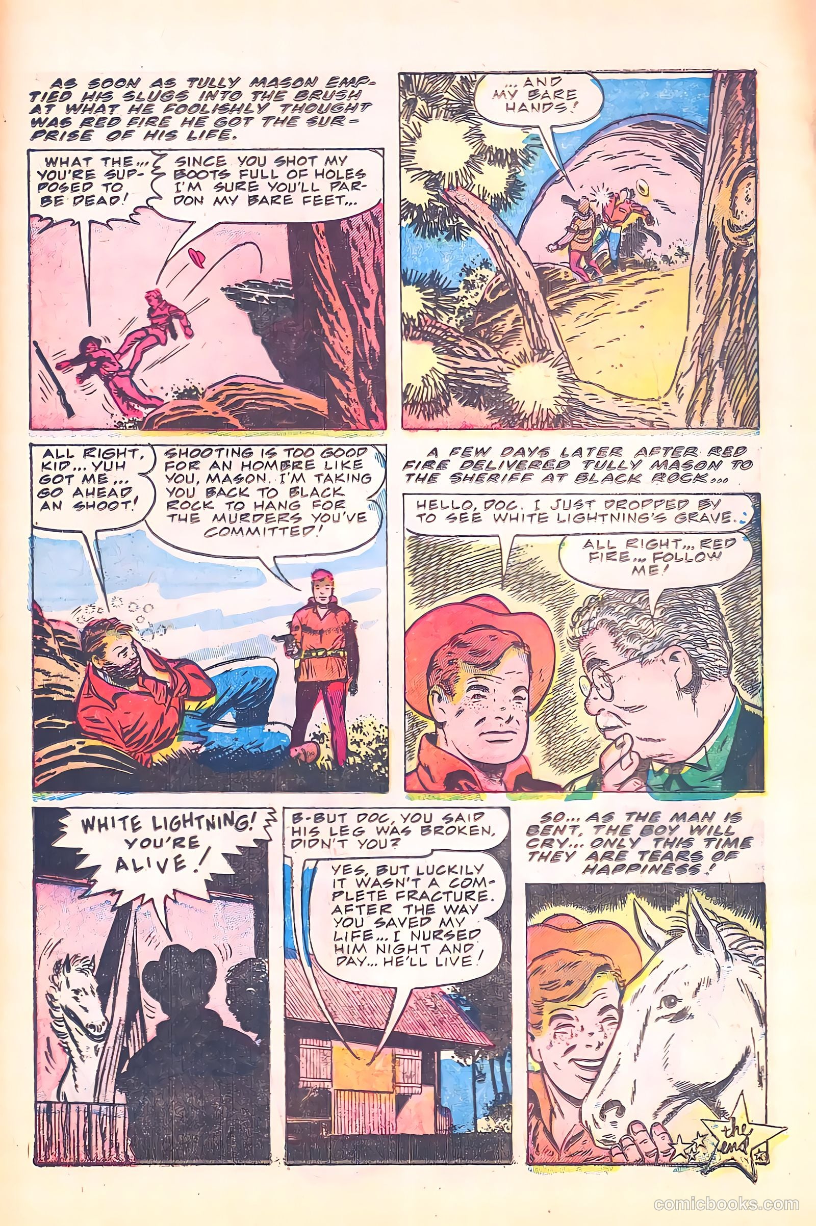 Black Diamond Western #58 (1955) — page 25