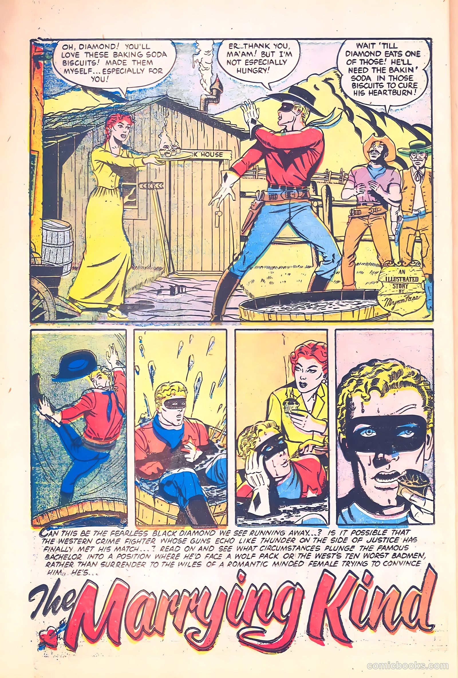 Black Diamond Western #58 (1955) — page 26