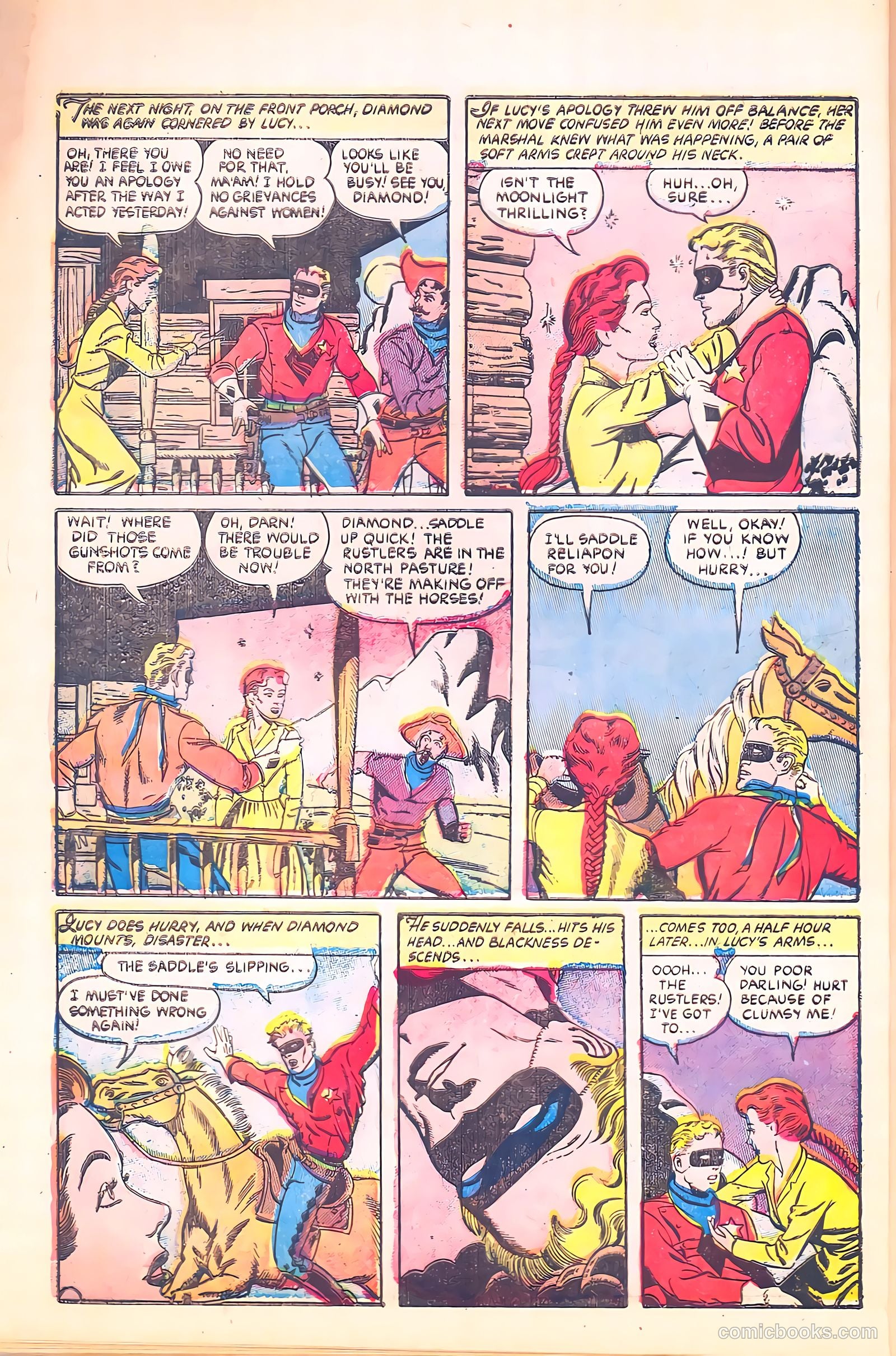 Black Diamond Western #58 (1955) — page 28