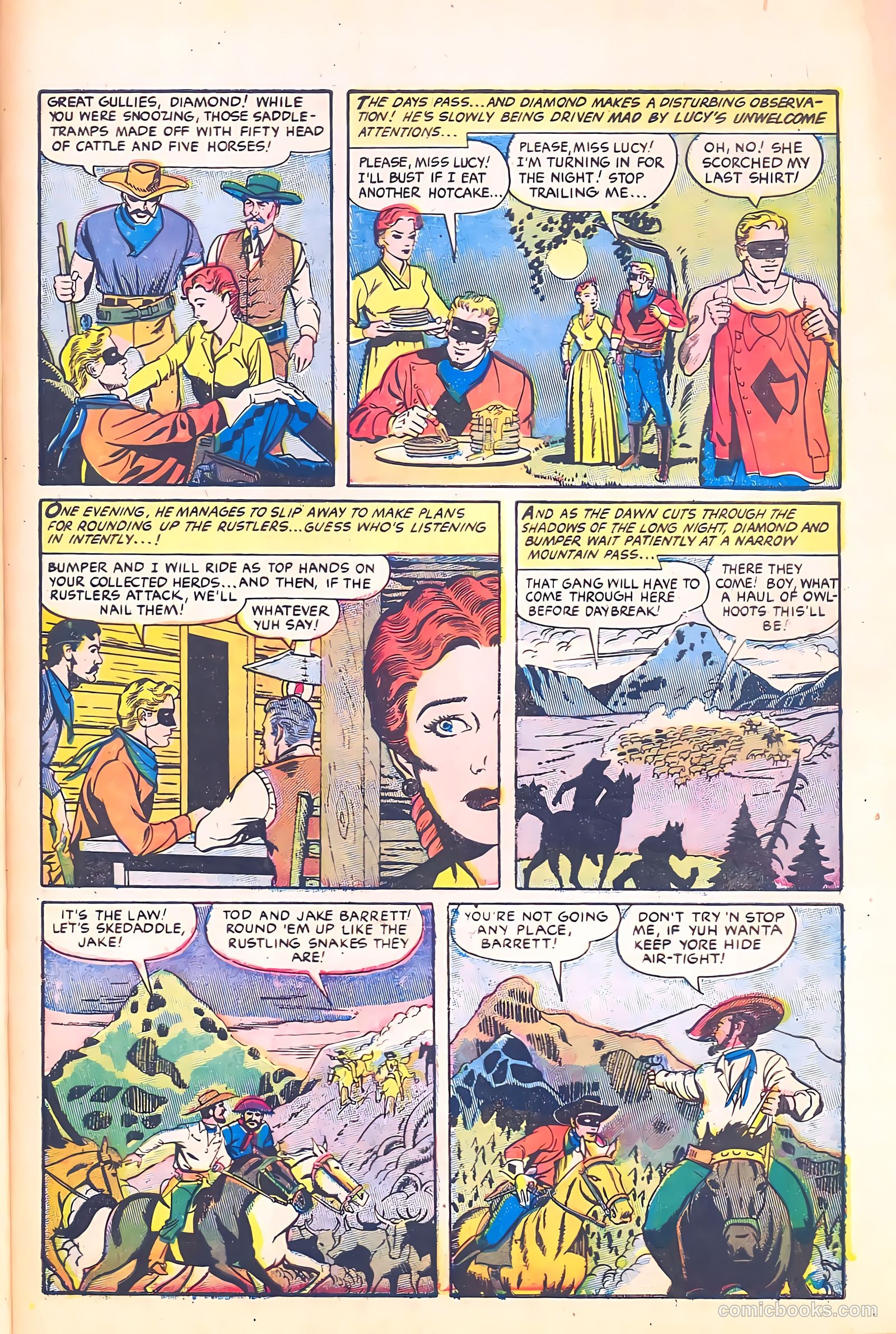 Black Diamond Western #58 (1955) — page 29