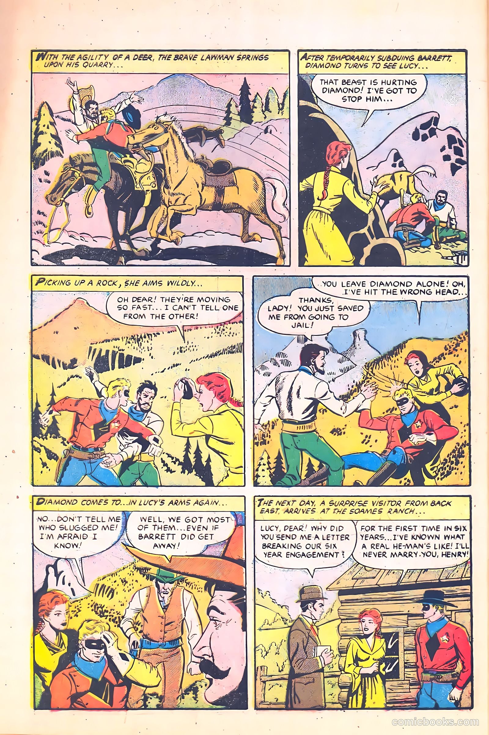 Black Diamond Western #58 (1955) — page 30