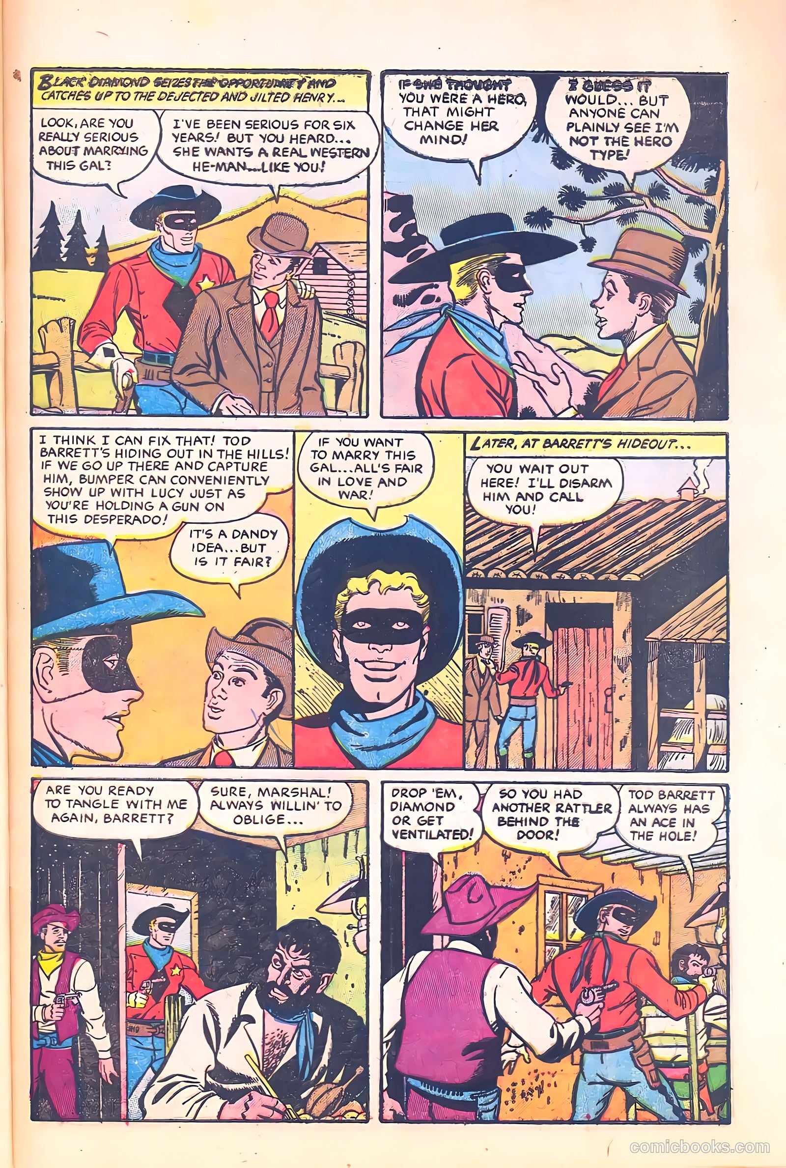 Black Diamond Western #58 (1955) — page 31
