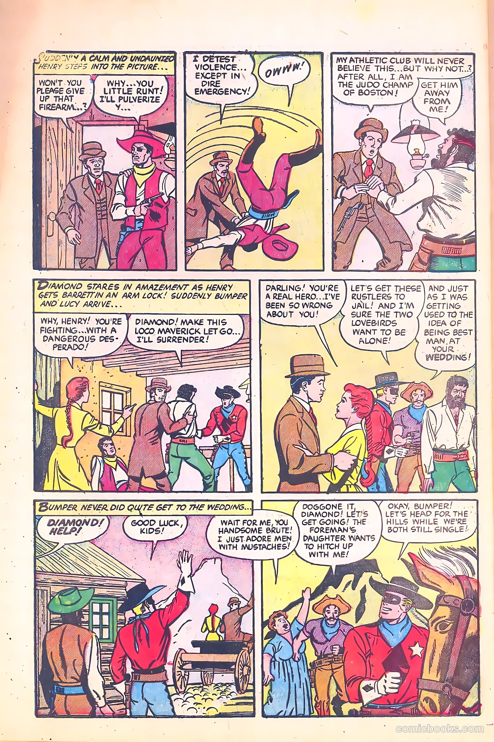 Black Diamond Western #58 (1955) — page 32