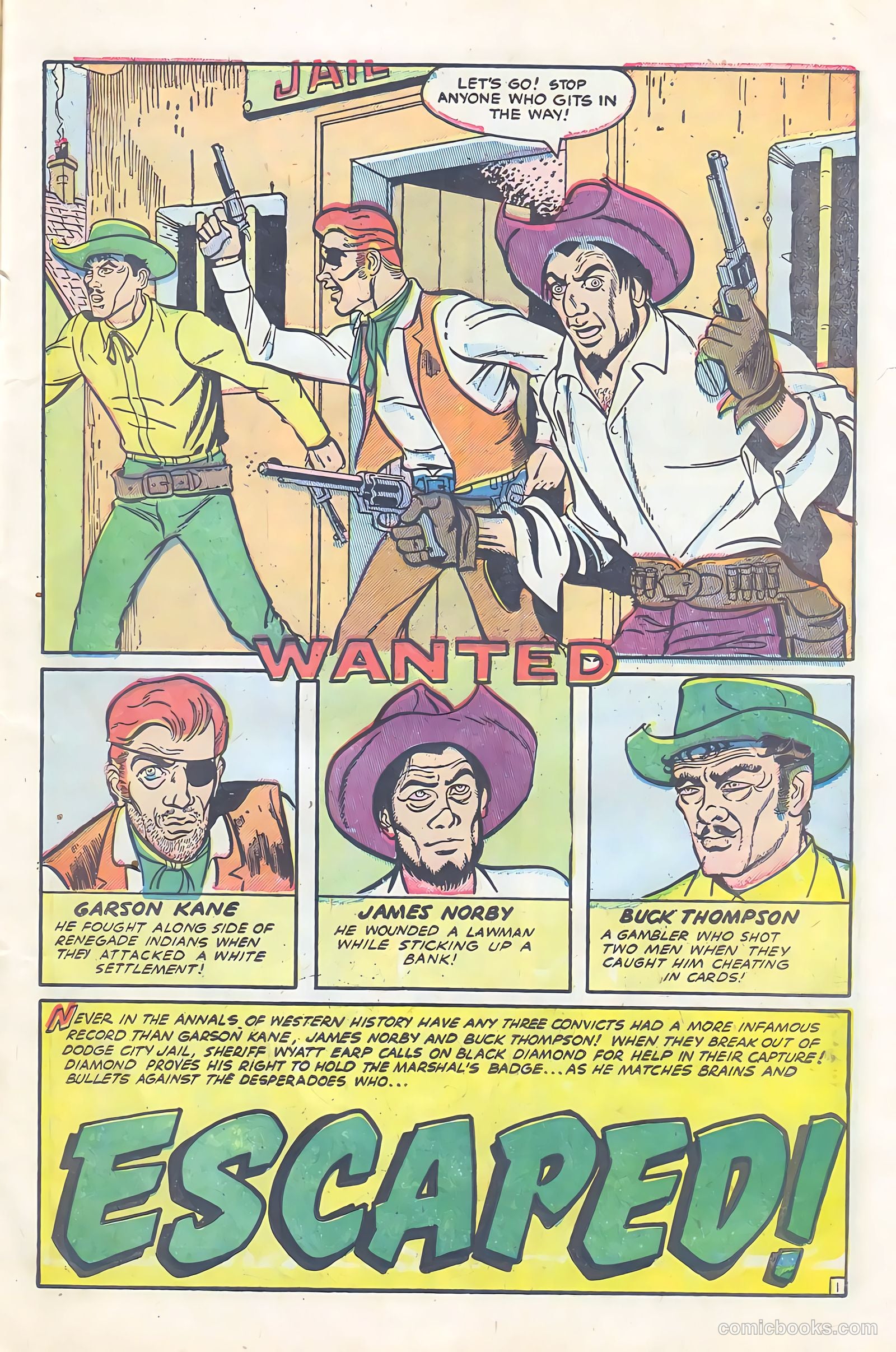 Black Diamond Western #59 (1955) — page 11