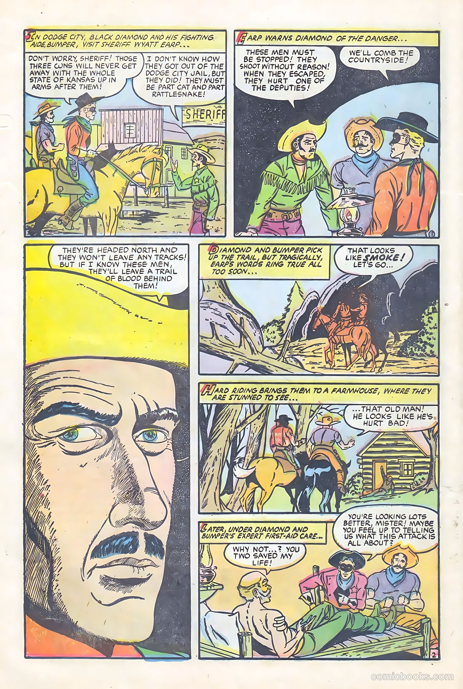 Black Diamond Western #59 (1955) — page 12