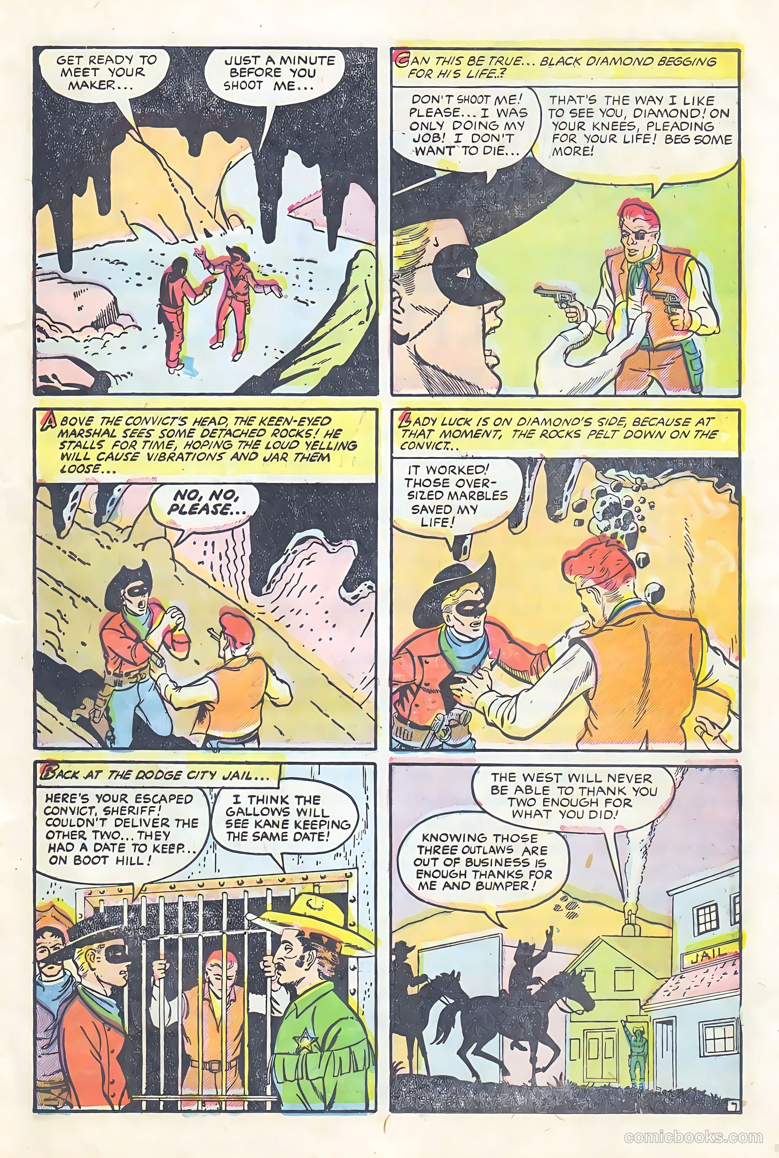Black Diamond Western #59 (1955) — page 17