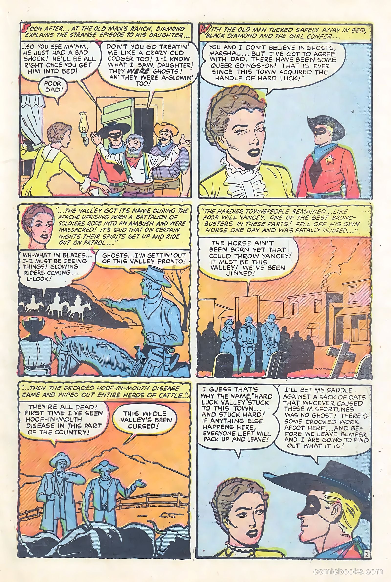 Black Diamond Western #59 (1955) — page 21