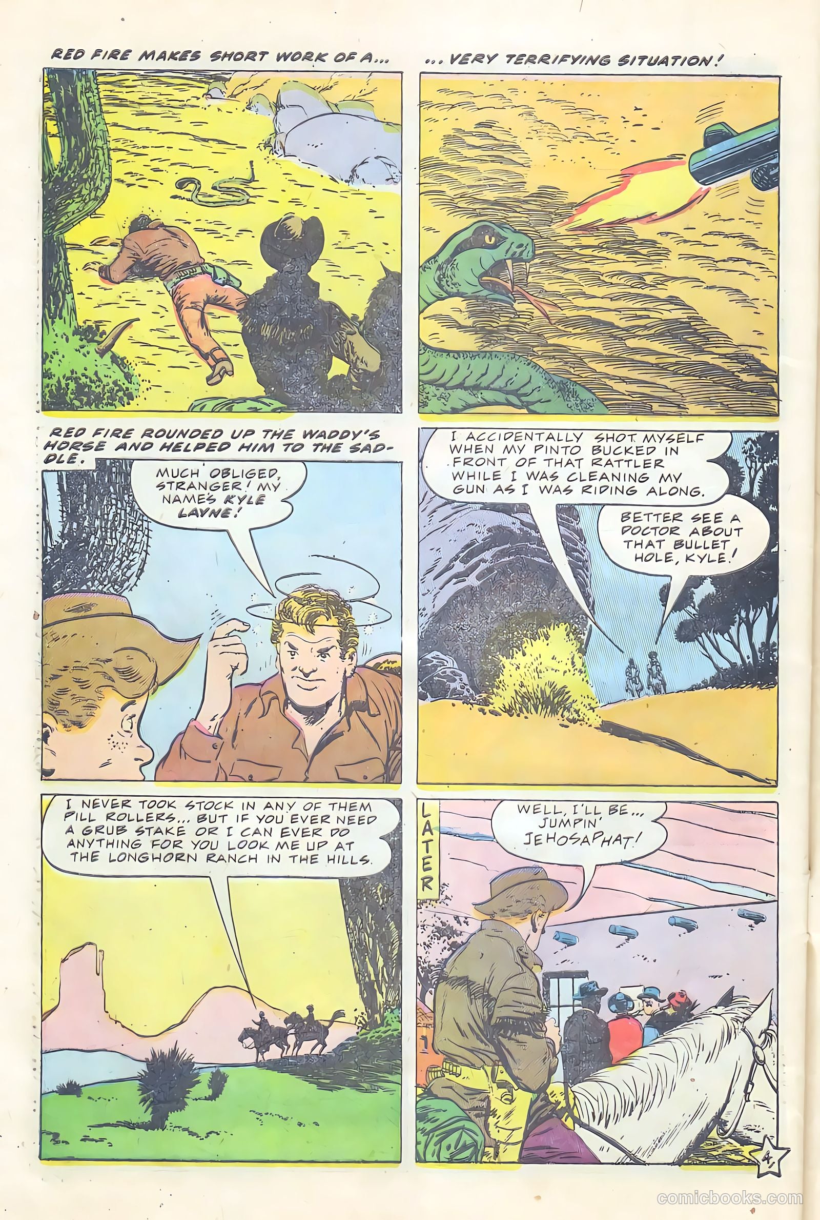 Black Diamond Western #59 (1955) — page 30