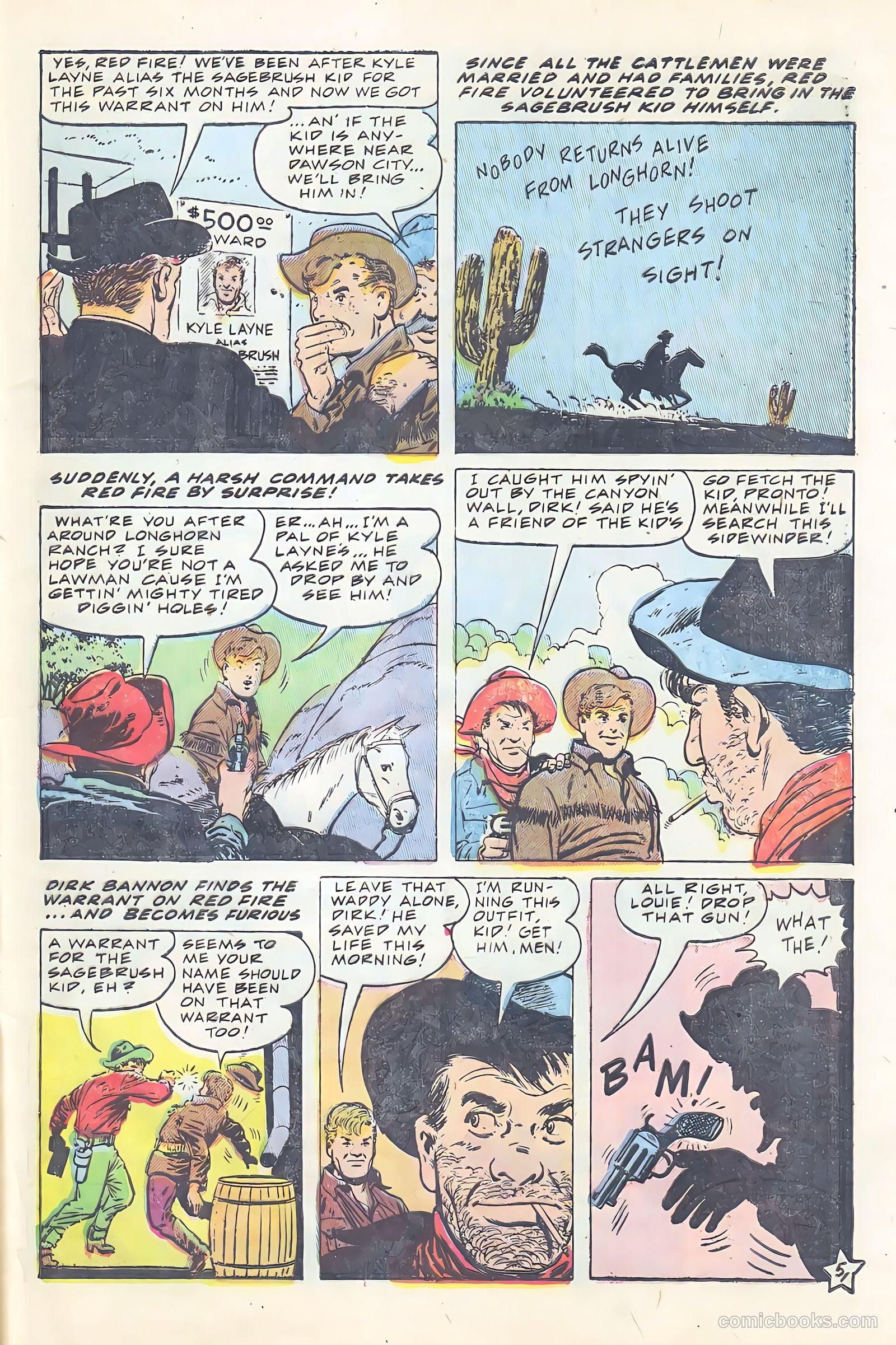 Black Diamond Western #59 (1955) — page 31