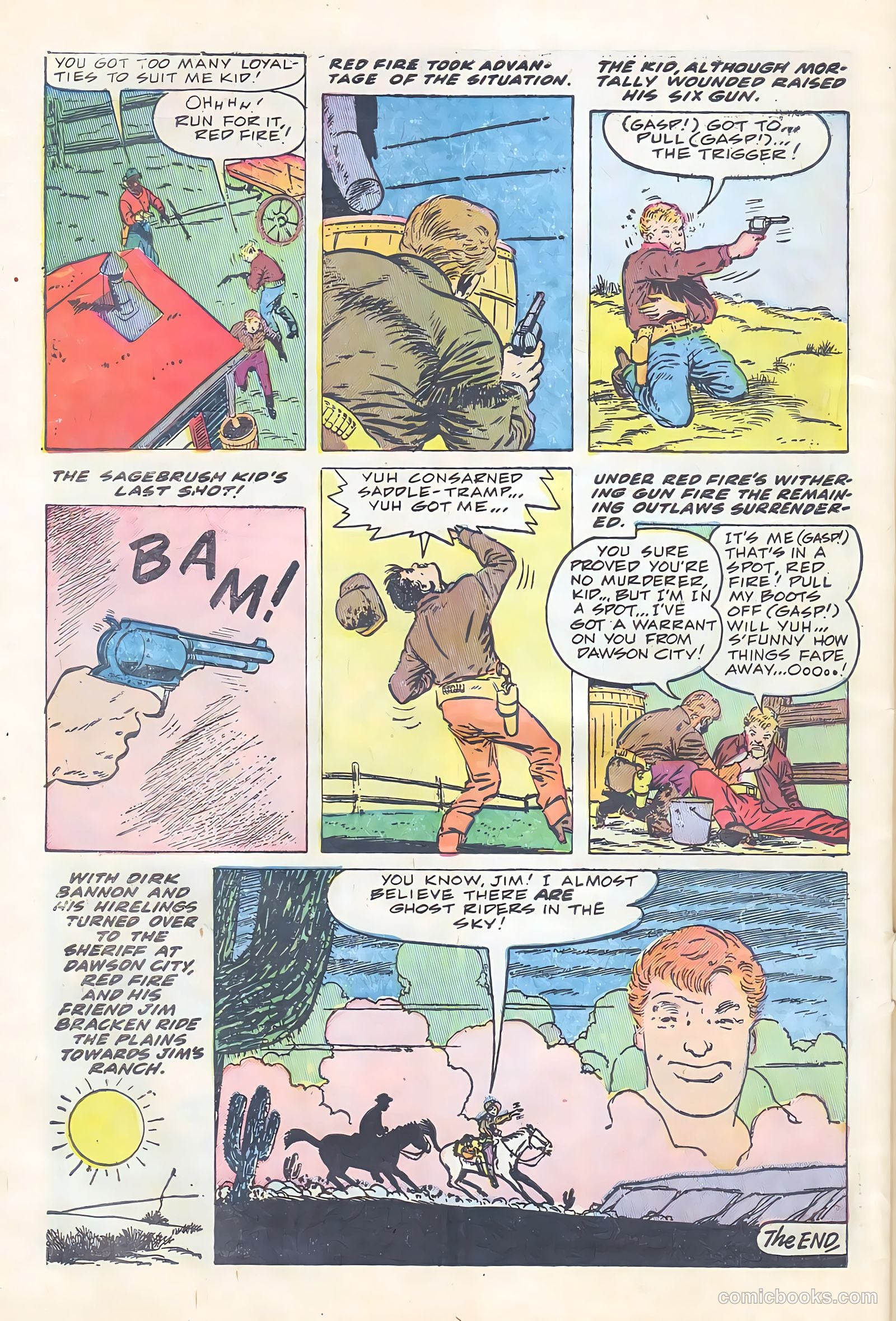 Black Diamond Western #59 (1955) — page 32