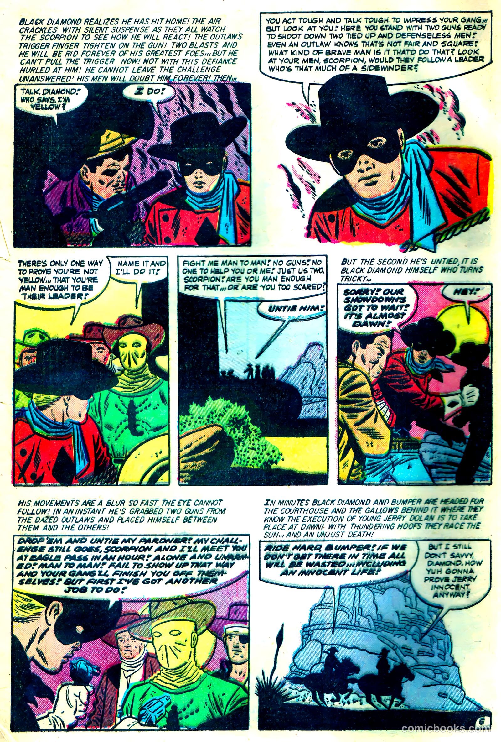 Black Diamond Western #60 (1956) — page 8