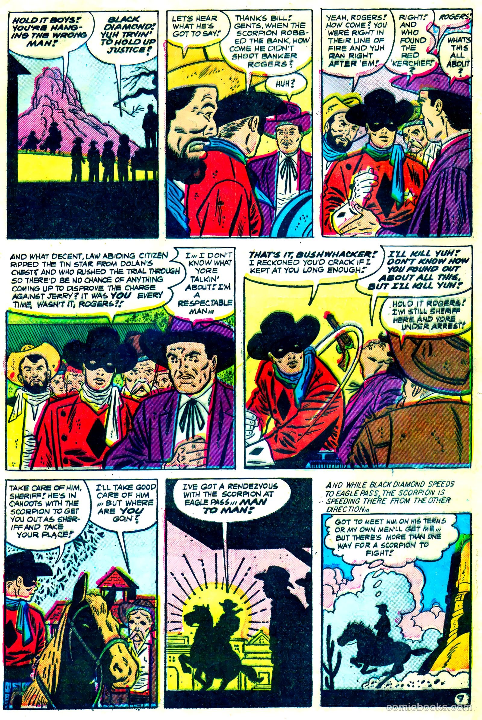 Black Diamond Western #60 (1956) — page 9