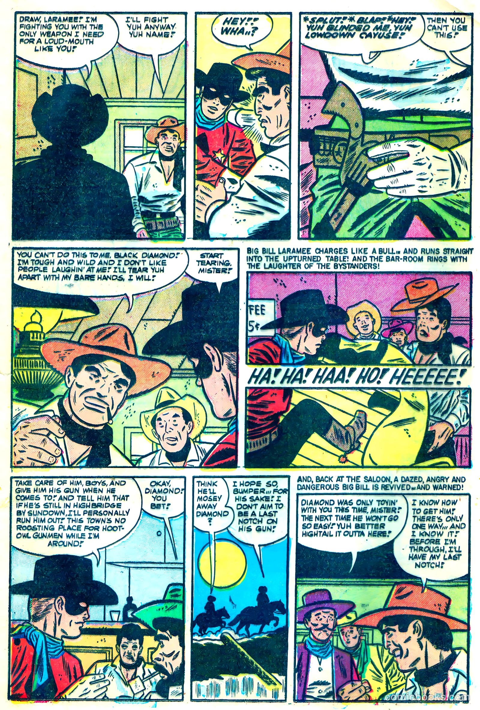 Black Diamond Western #60 (1956) — page 20