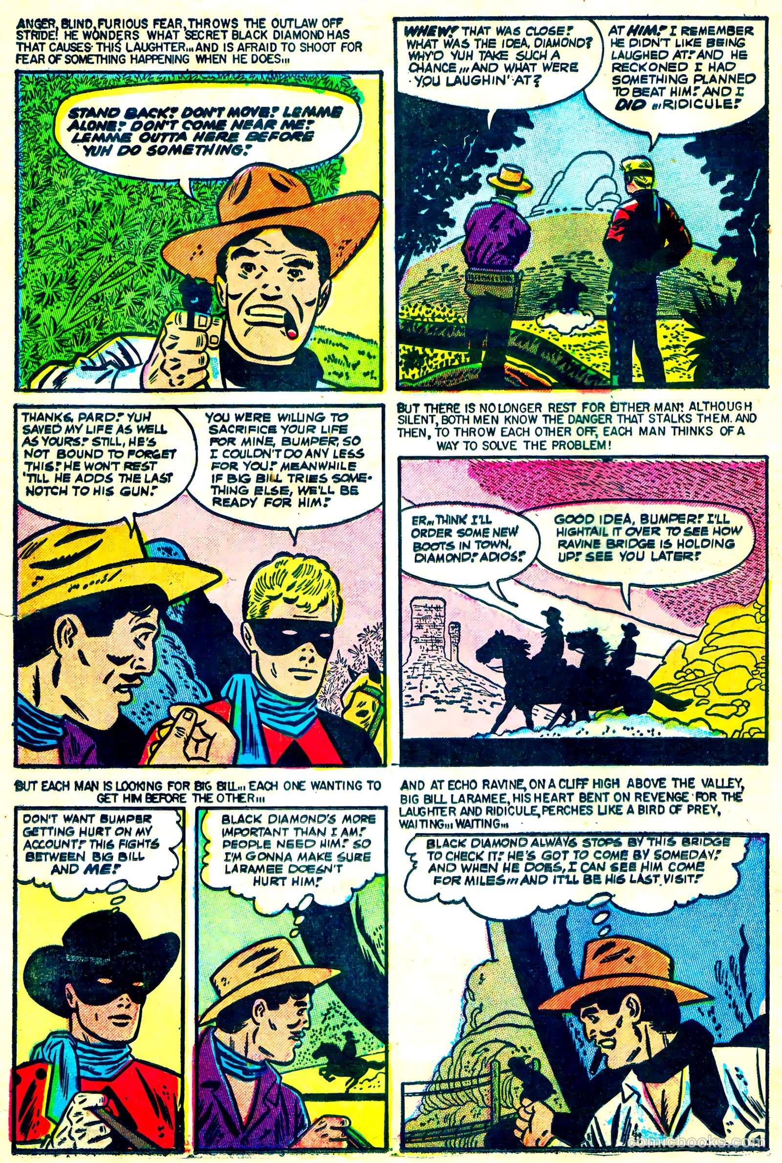 Black Diamond Western #60 (1956) — page 22