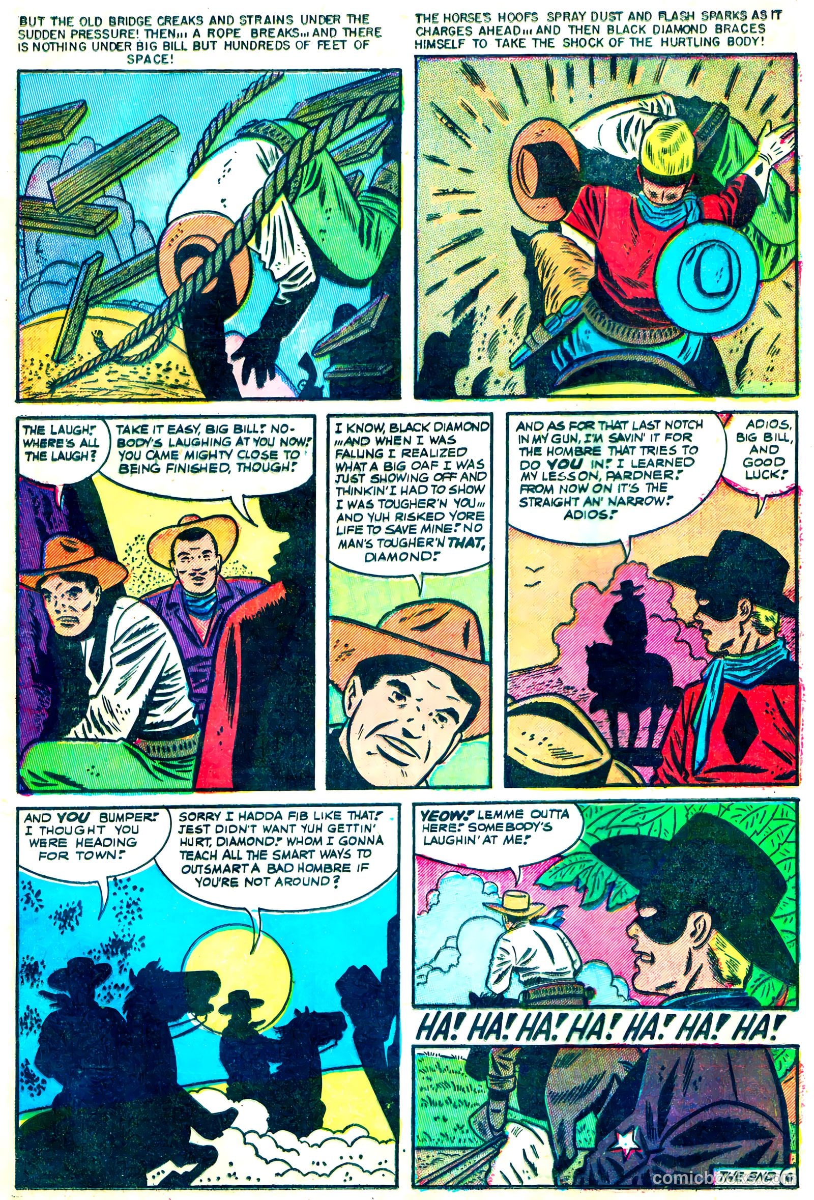 Black Diamond Western #60 (1956) — page 24