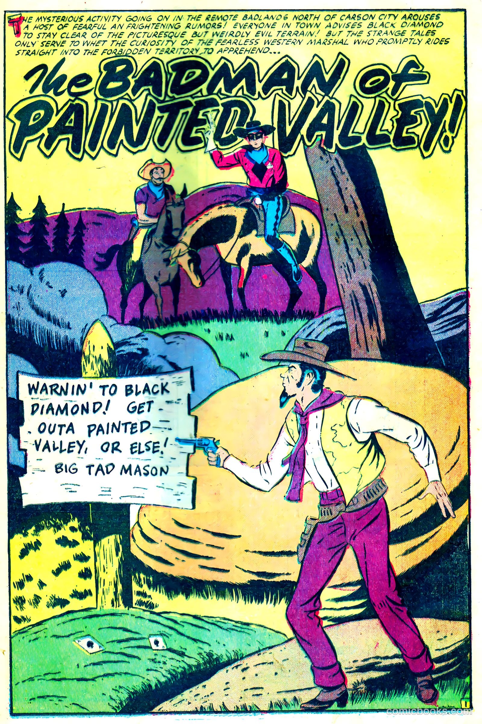 Black Diamond Western #60 (1956) — page 25