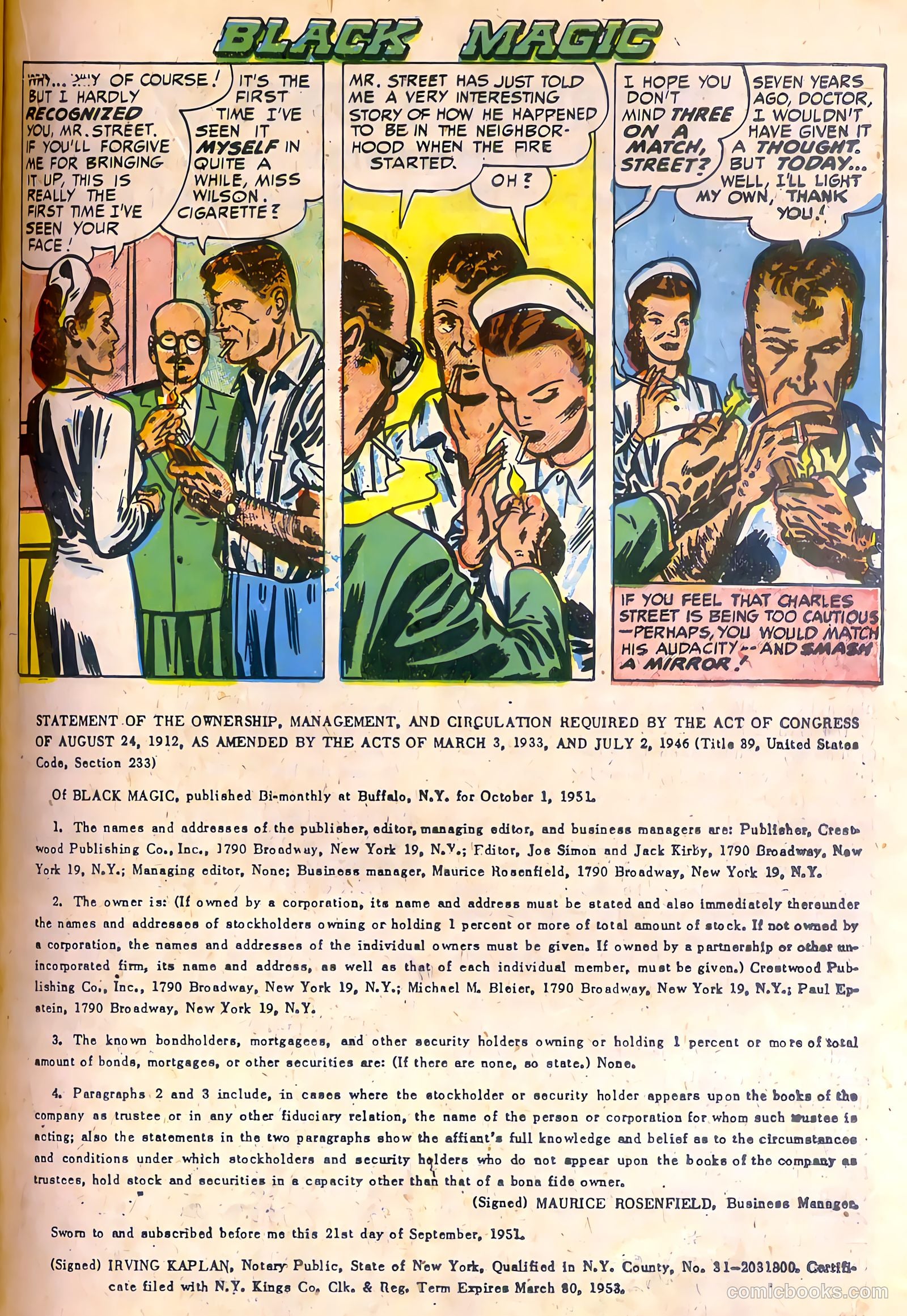 Black Magic Comics #10 (1952) — page 27 of 44