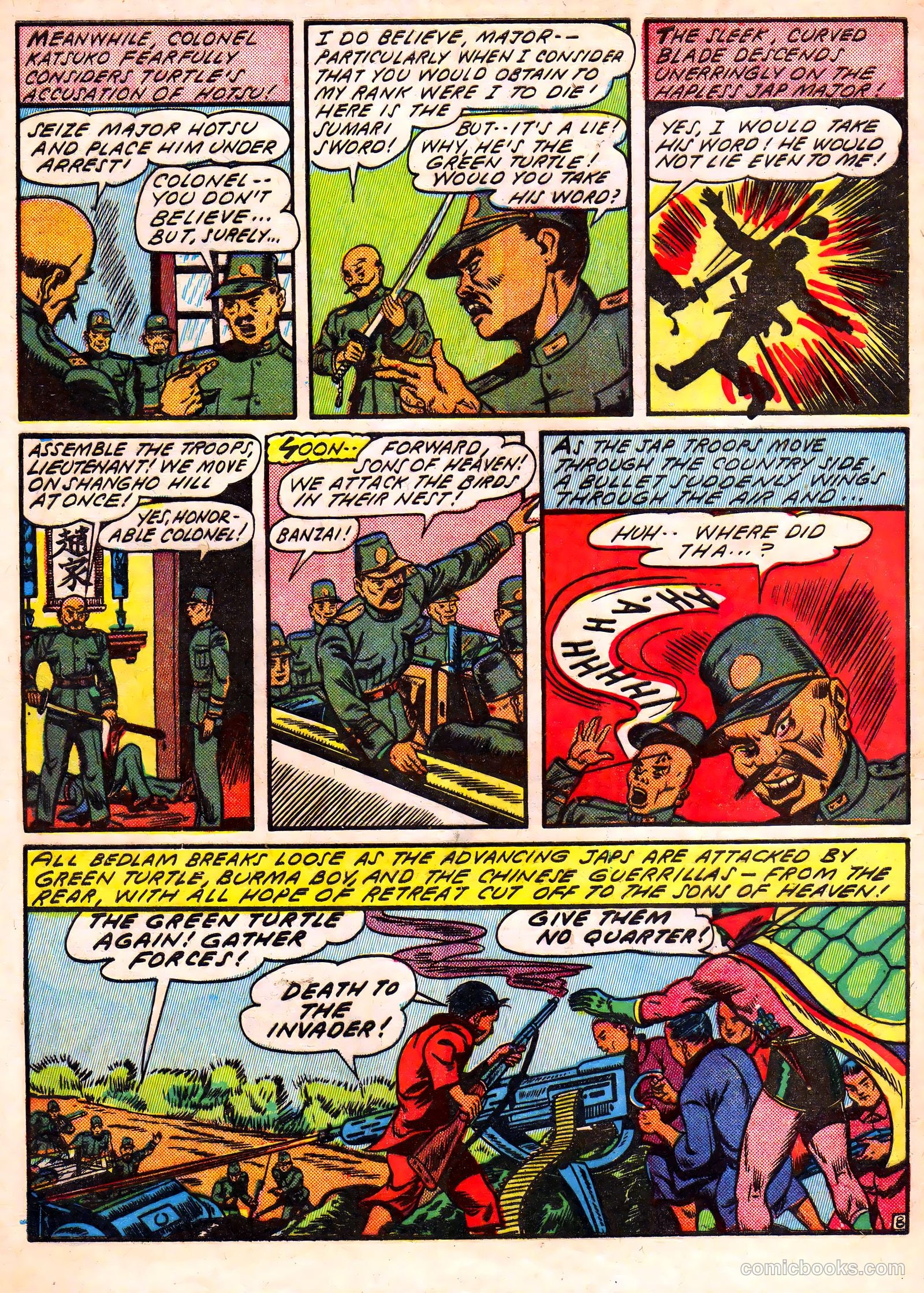 Blazing Comics #2 (1944, REWL PUBLICATIONS INC.) — page 10 of 52