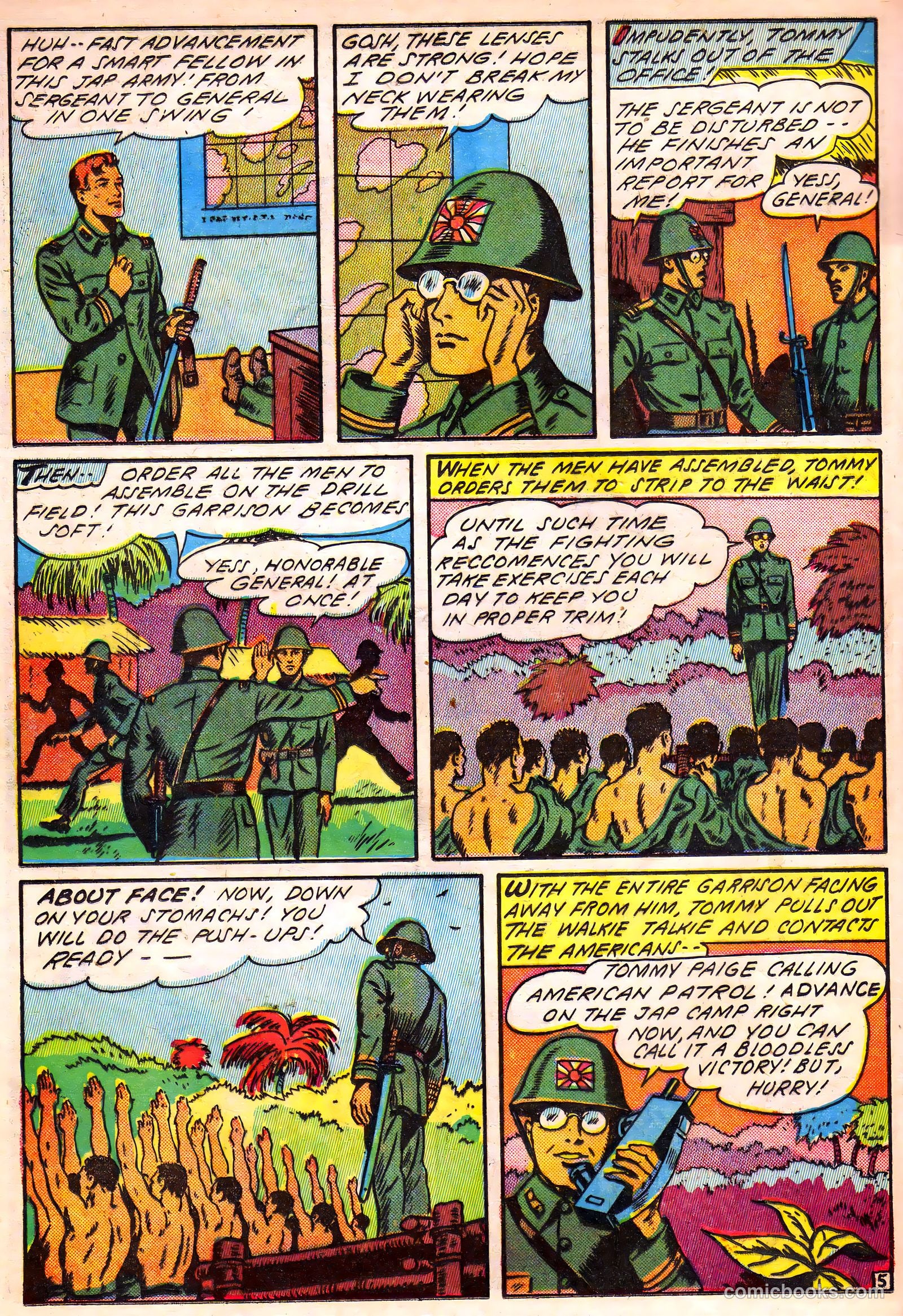 Blazing Comics #2 (1944, REWL PUBLICATIONS INC.) — page 16 of 52