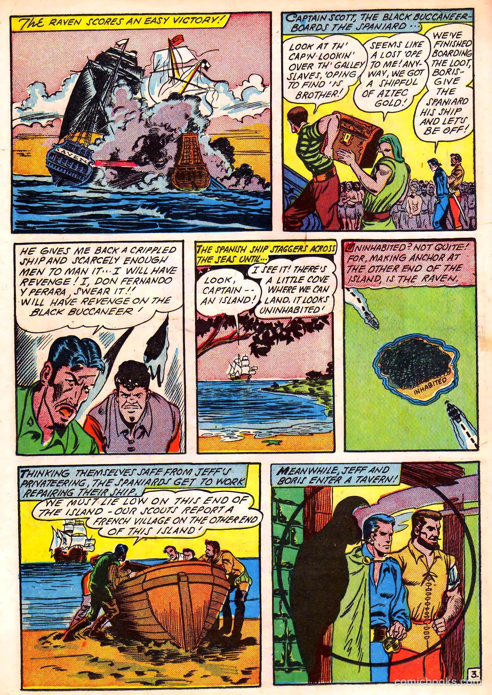 Blazing Comics #2 (1944, REWL PUBLICATIONS INC.) — page 20 of 52