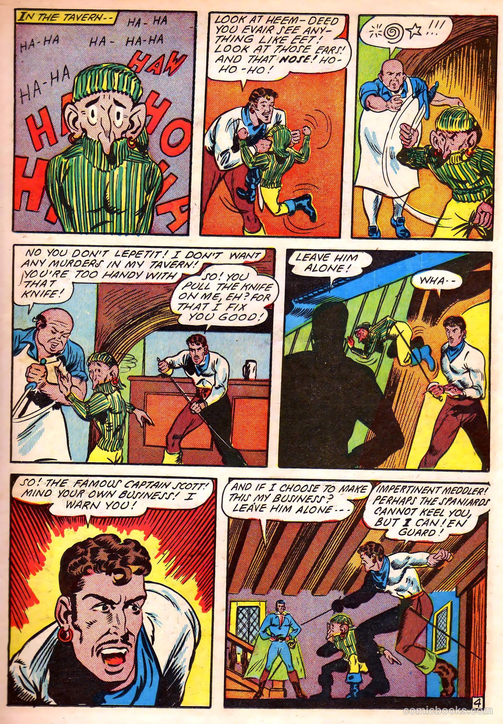 Blazing Comics #2 (1944, REWL PUBLICATIONS INC.) — page 21 of 52