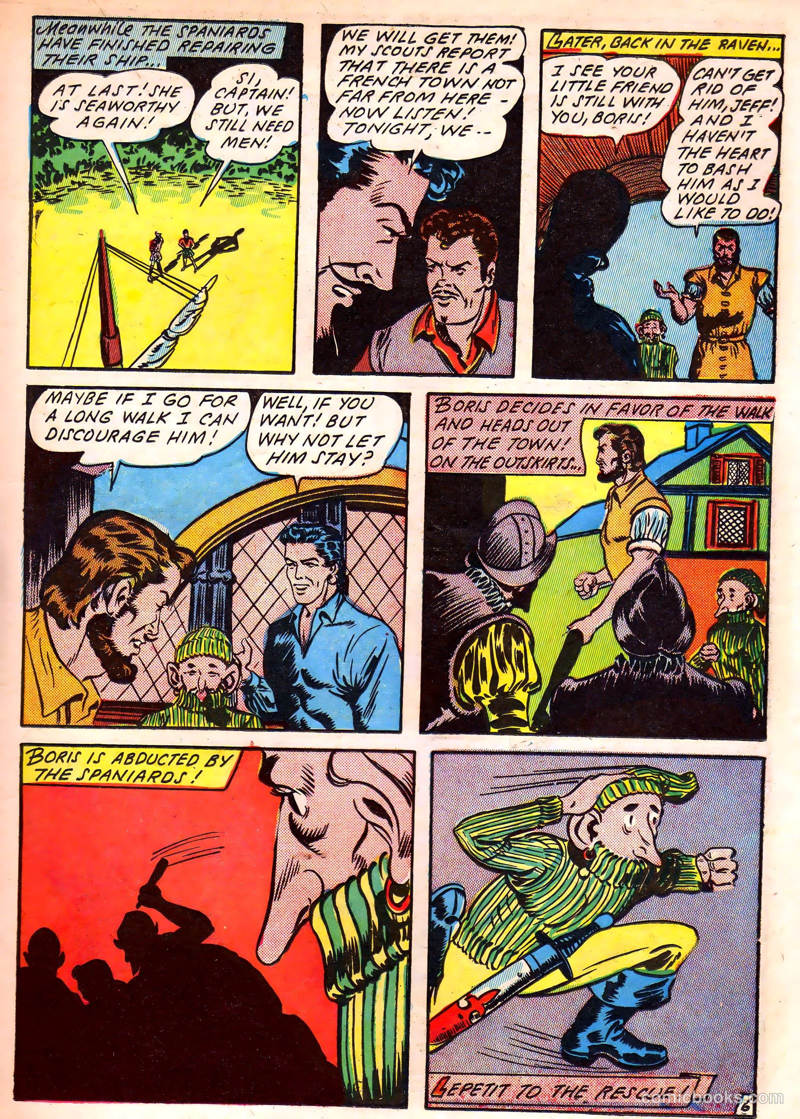 Blazing Comics #2 (1944, REWL PUBLICATIONS INC.) — page 23 of 52