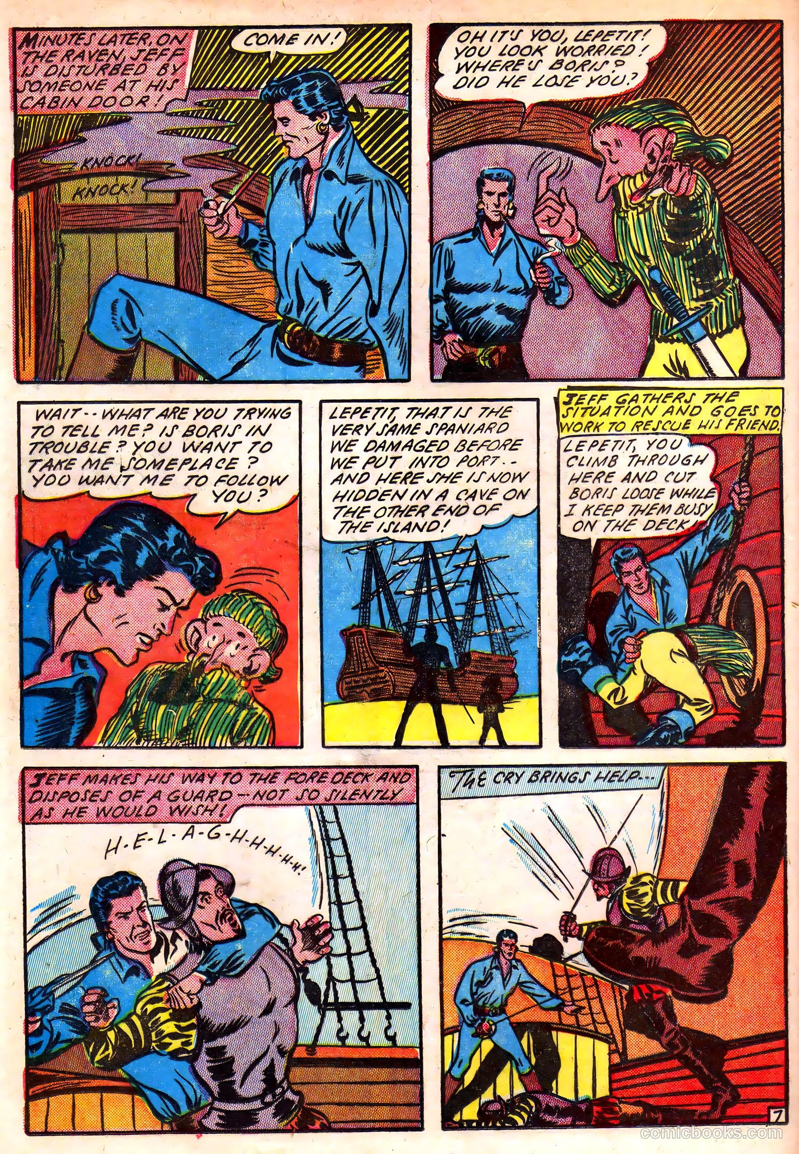 Blazing Comics #2 (1944, REWL PUBLICATIONS INC.) — page 24 of 52