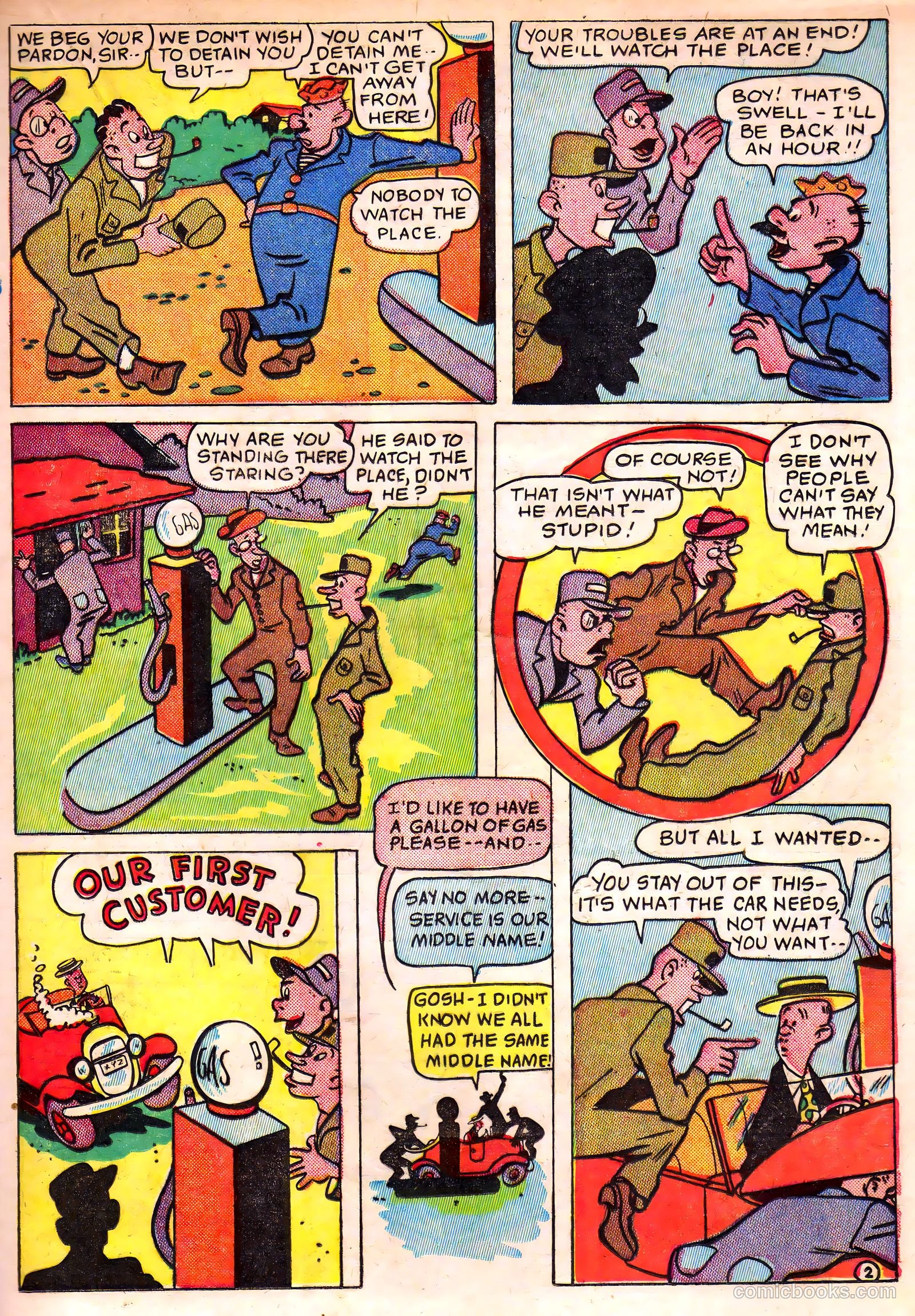 Blazing Comics #2 (1944, REWL PUBLICATIONS INC.) — page 29 of 52