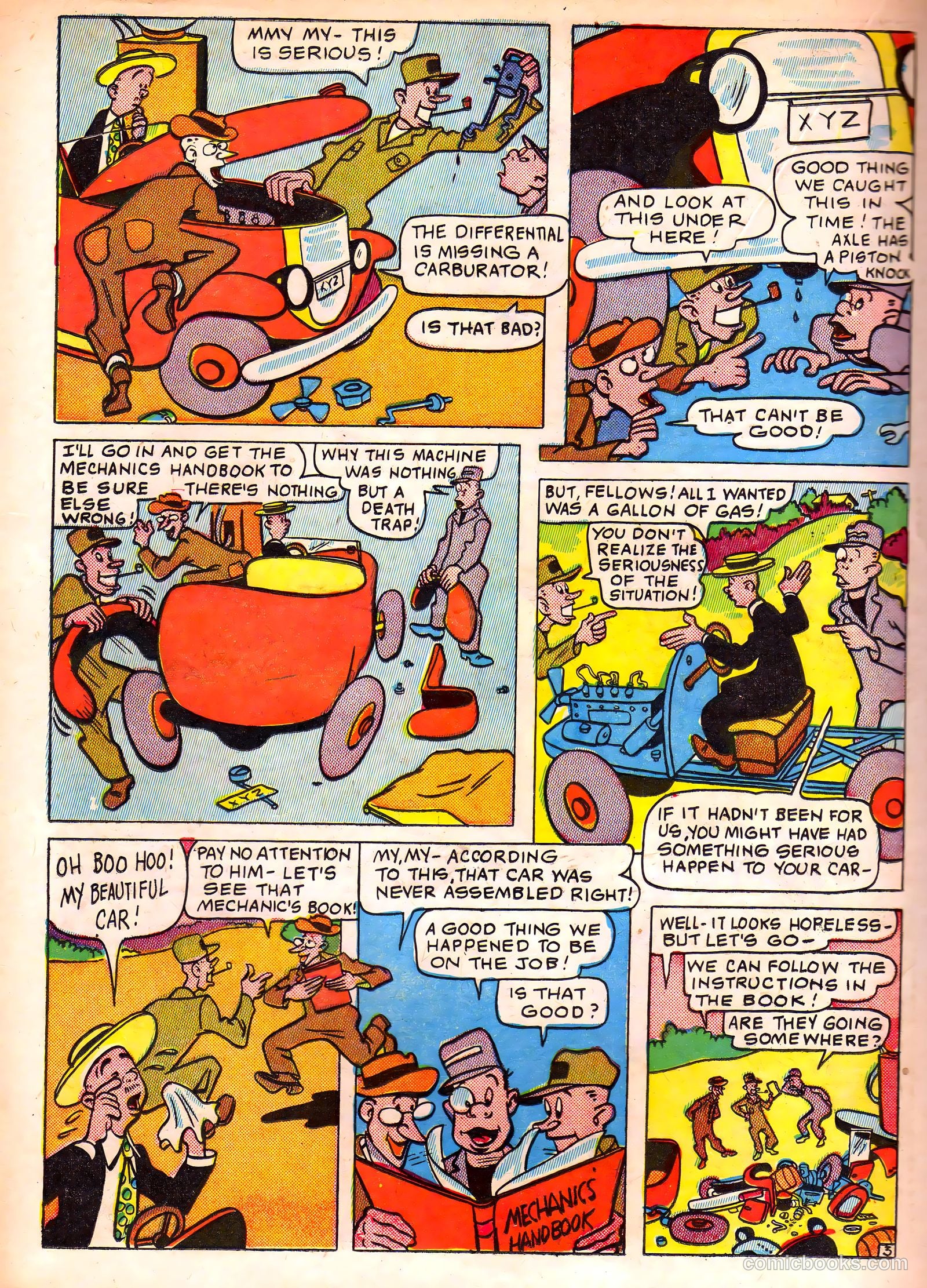 Blazing Comics #2 (1944, REWL PUBLICATIONS INC.) — page 30 of 52