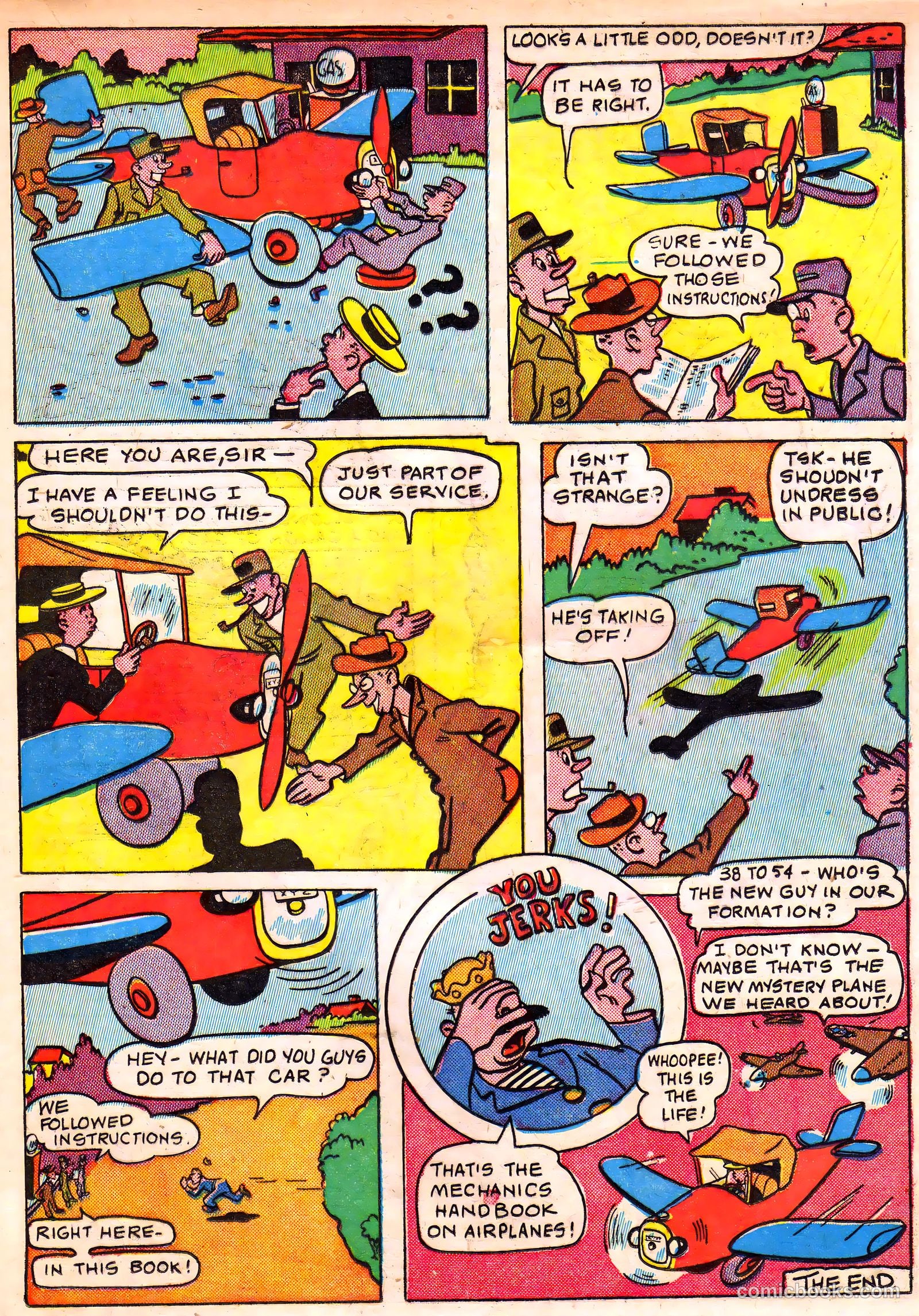 Blazing Comics #2 (1944, REWL PUBLICATIONS INC.) — page 31 of 52