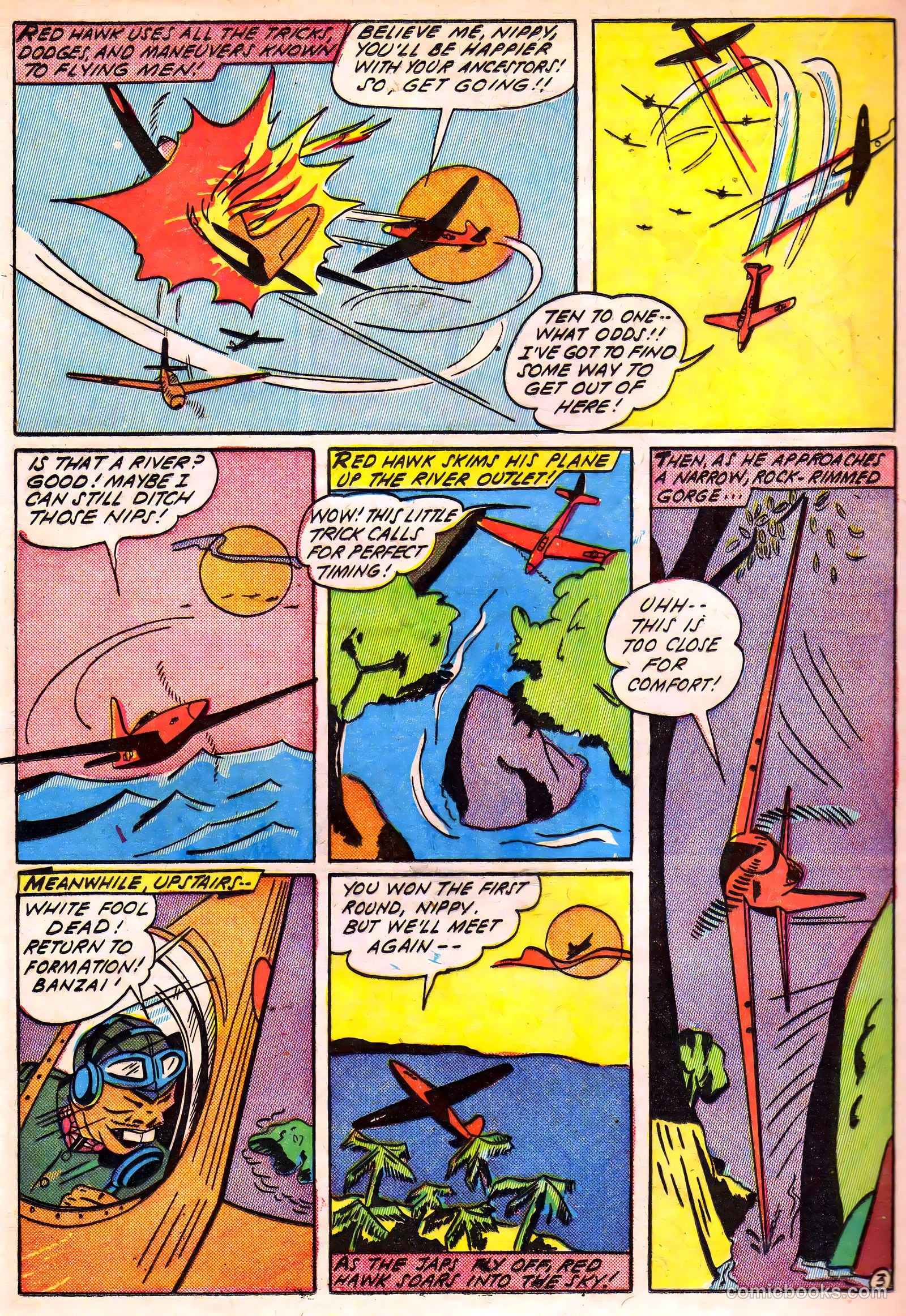 Blazing Comics #2 (1944, REWL PUBLICATIONS INC.) — page 34 of 52