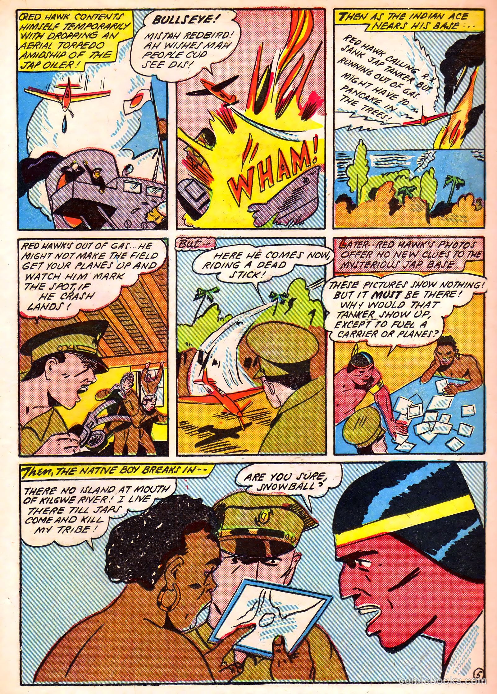Blazing Comics #2 (1944, REWL PUBLICATIONS INC.) — page 36 of 52