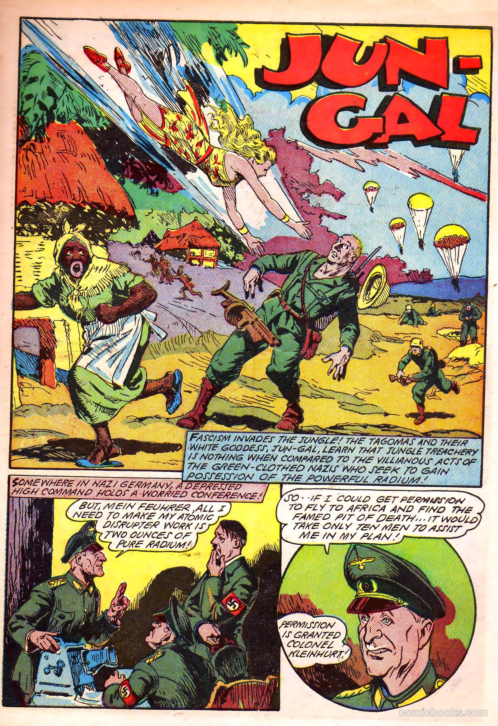 Blazing Comics #2 (1944, REWL PUBLICATIONS INC.) — page 39 of 52