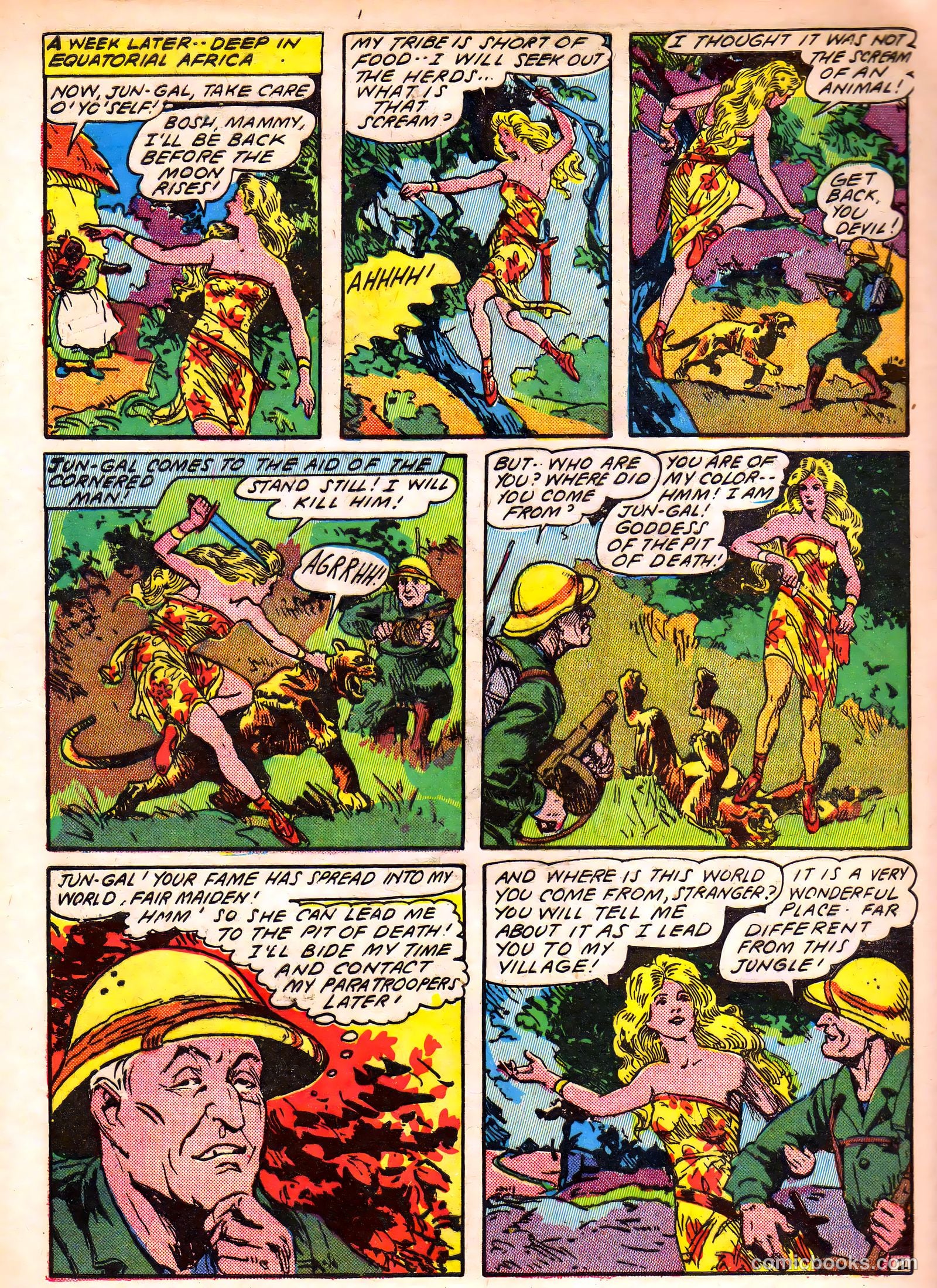 Blazing Comics #2 (1944, REWL PUBLICATIONS INC.) — page 40 of 52