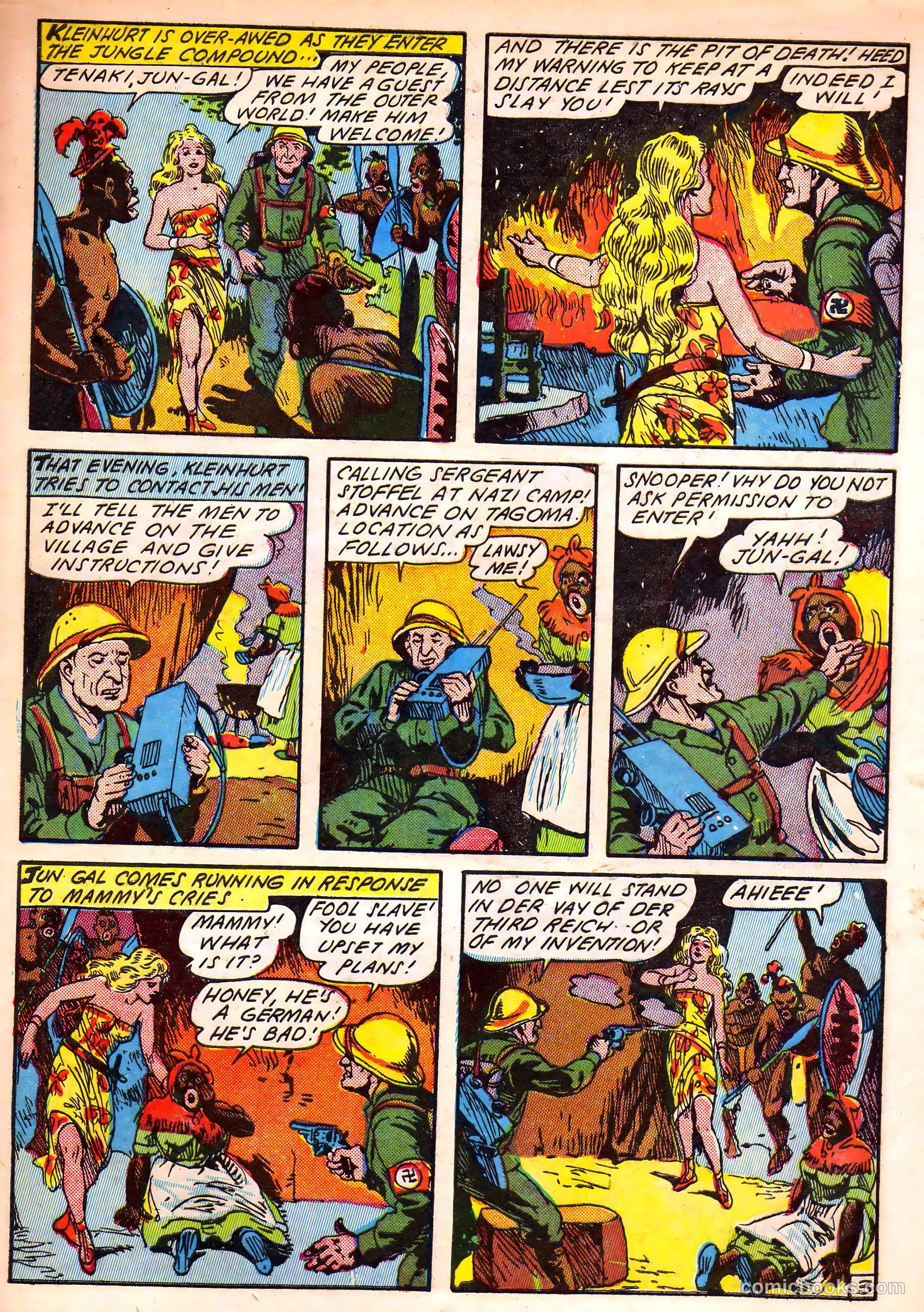 Blazing Comics #2 (1944, REWL PUBLICATIONS INC.) — page 41 of 52