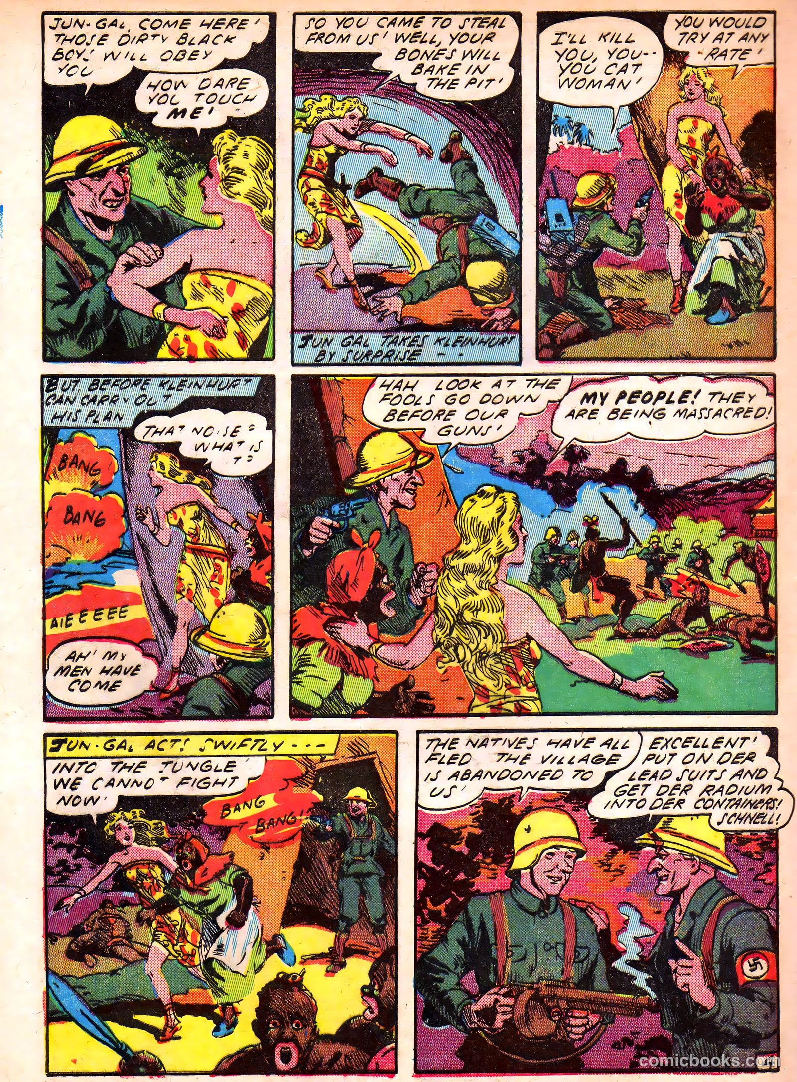 Blazing Comics #2 (1944, REWL PUBLICATIONS INC.) — page 42 of 52