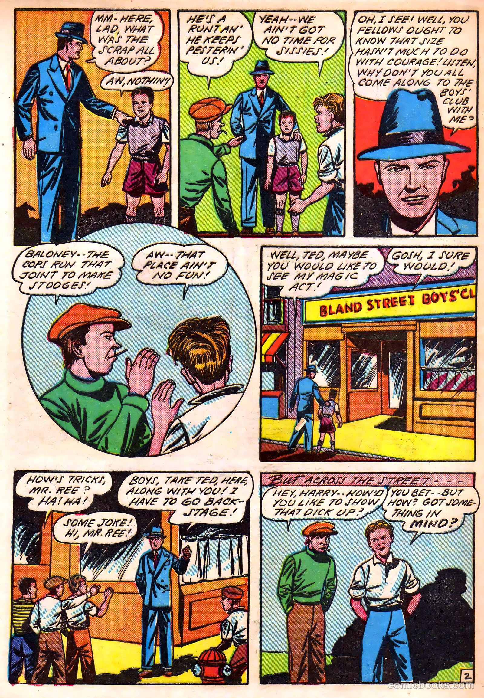 Blazing Comics #2 (1944, REWL PUBLICATIONS INC.) — page 46 of 52