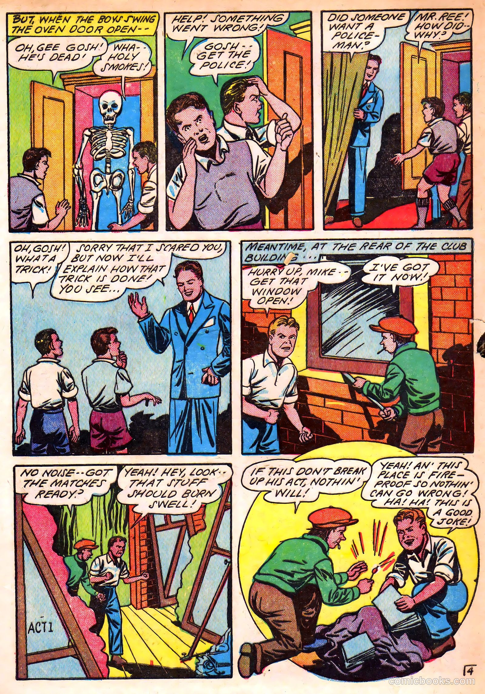Blazing Comics #2 (1944, REWL PUBLICATIONS INC.) — page 48 of 52