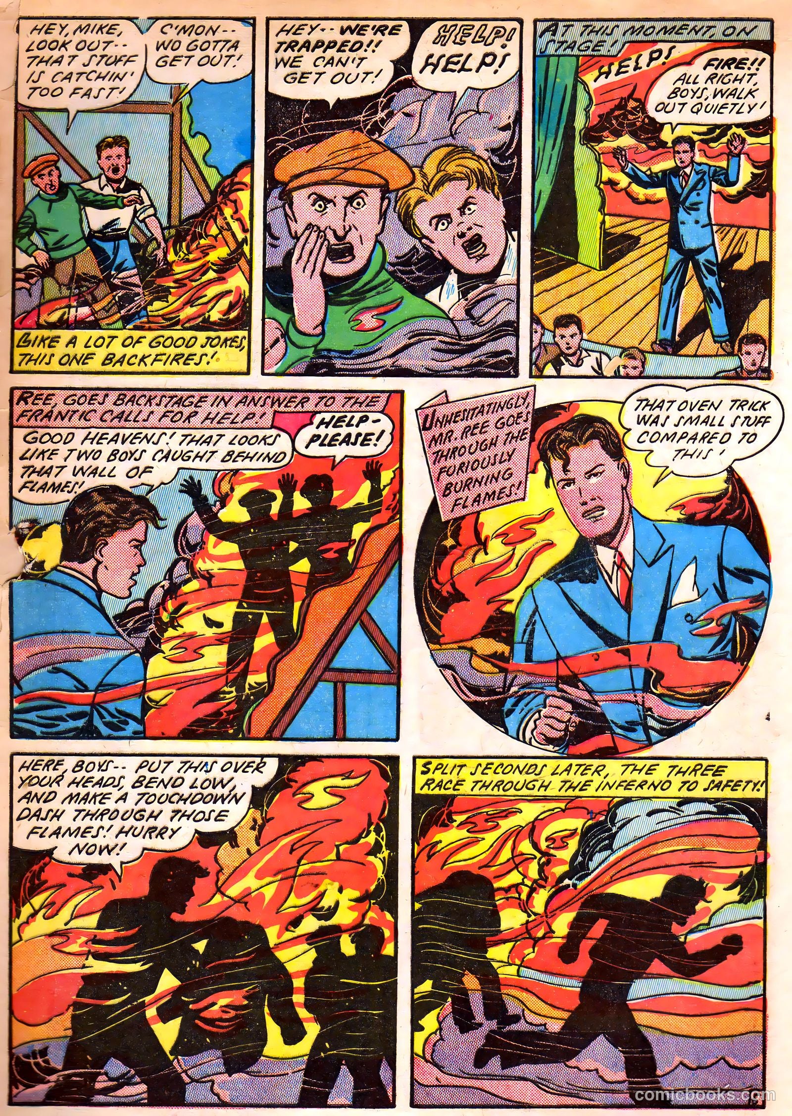 Blazing Comics #2 (1944, REWL PUBLICATIONS INC.) — page 49 of 52