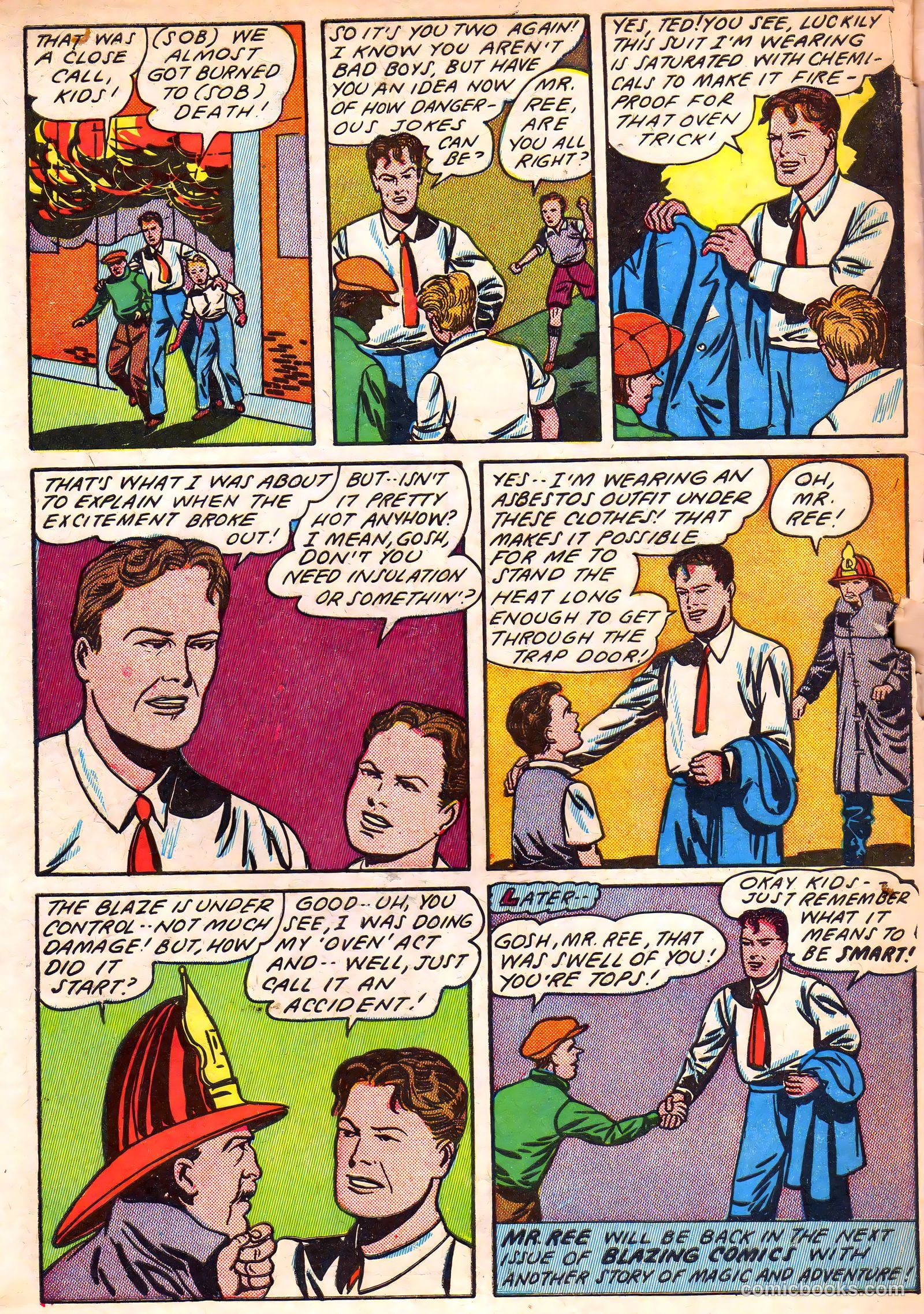 Blazing Comics #2 (1944, REWL PUBLICATIONS INC.) — page 50 of 52