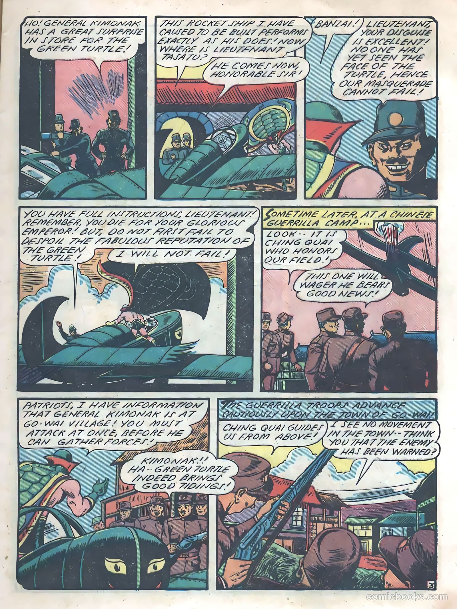 Blazing Comics #3 (1944, REWL PUBLICATIONS INC.) — page 5 of 52