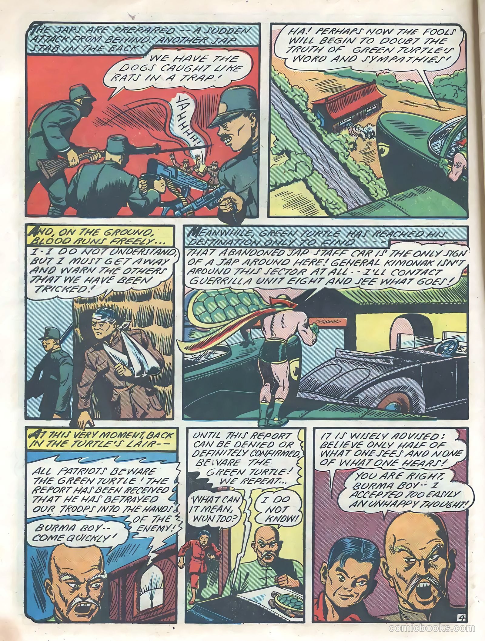 Blazing Comics #3 (1944, REWL PUBLICATIONS INC.) — page 6 of 52