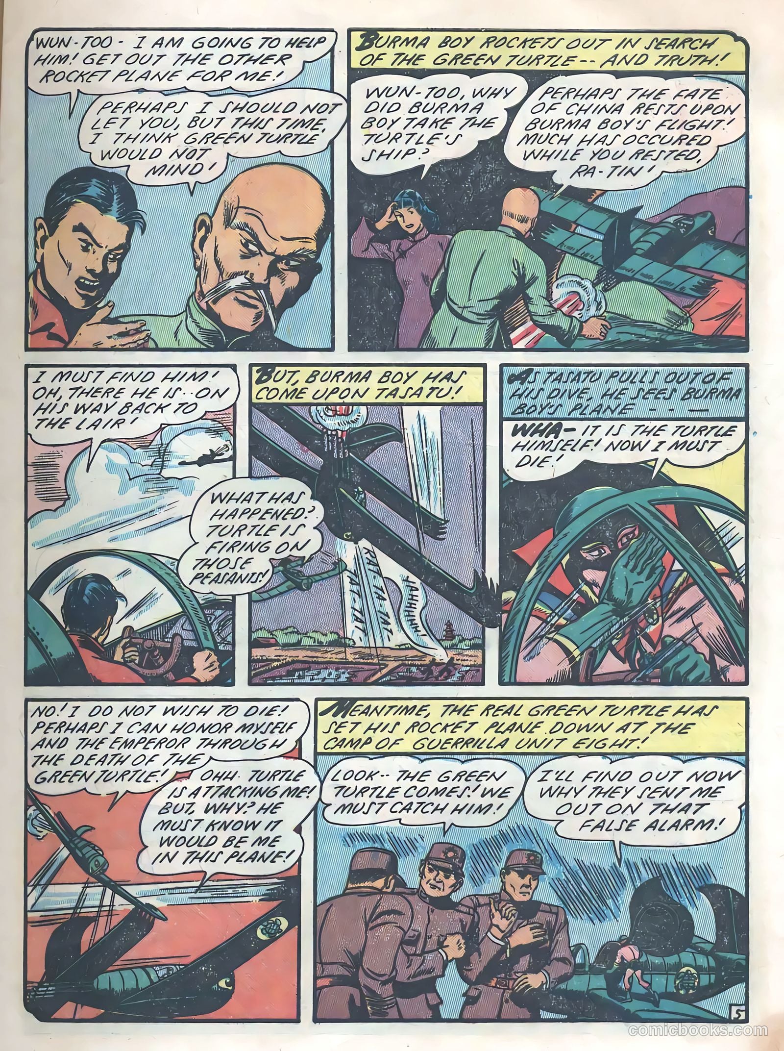 Blazing Comics #3 (1944, REWL PUBLICATIONS INC.) — page 7 of 52