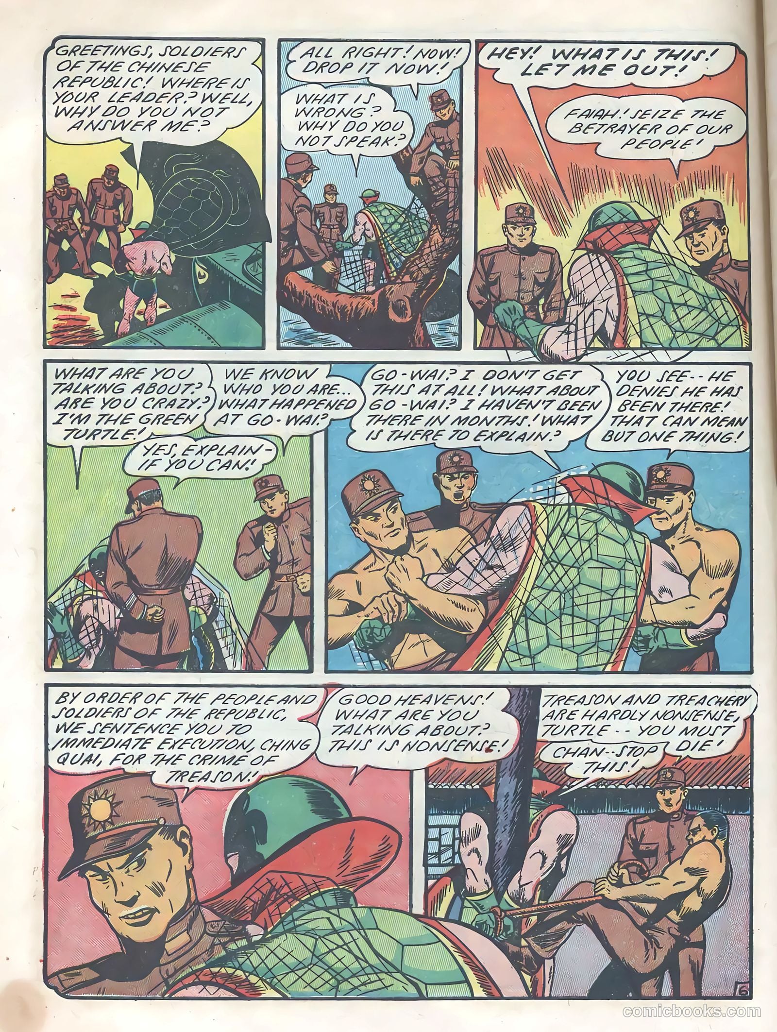 Blazing Comics #3 (1944, REWL PUBLICATIONS INC.) — page 8 of 52