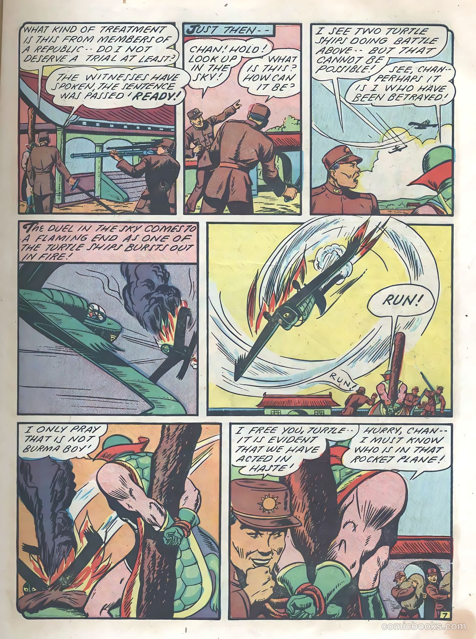 Blazing Comics #3 (1944, REWL PUBLICATIONS INC.) — page 9 of 52